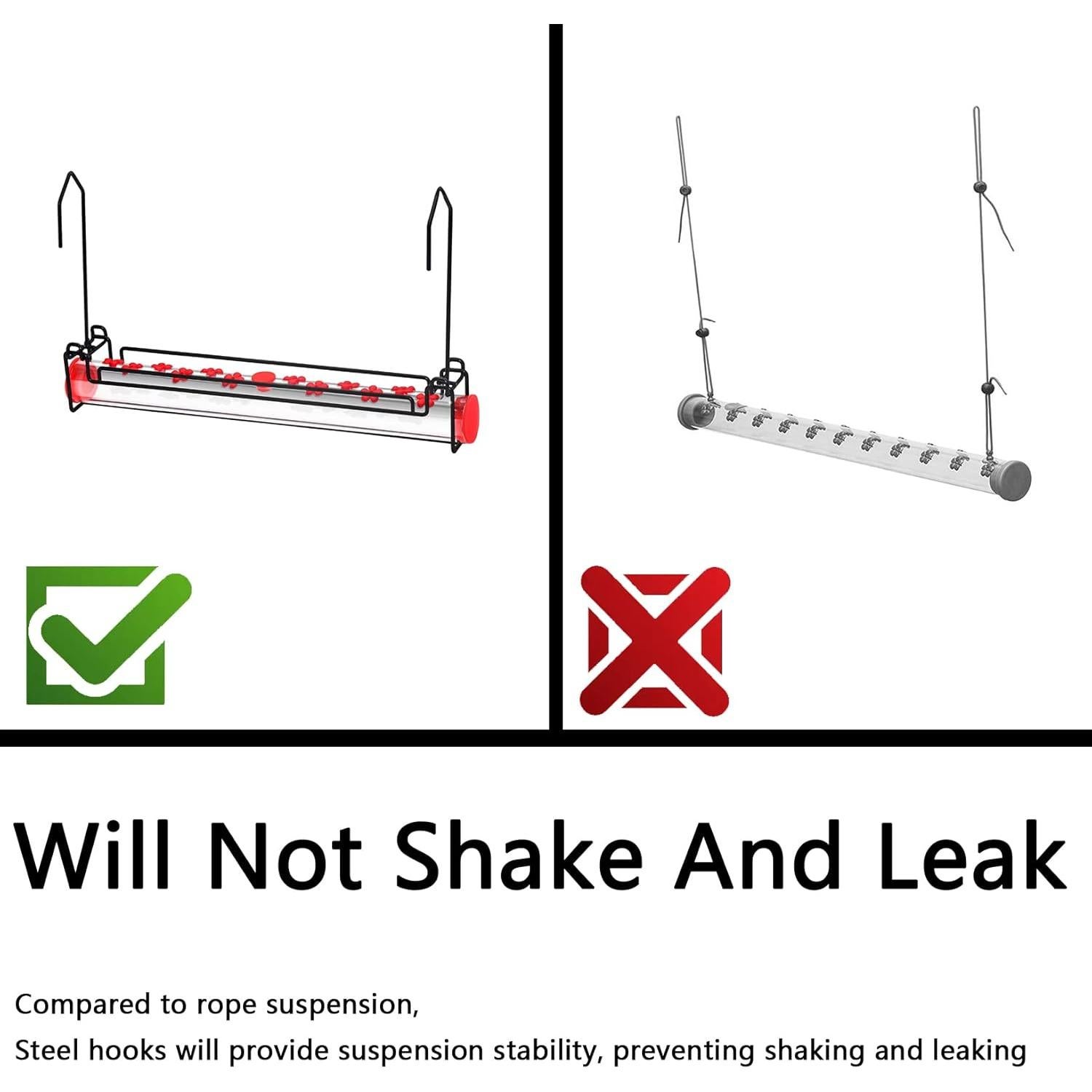 Comedero para Colibríes Yewacne 473ml Colgante y Ventana