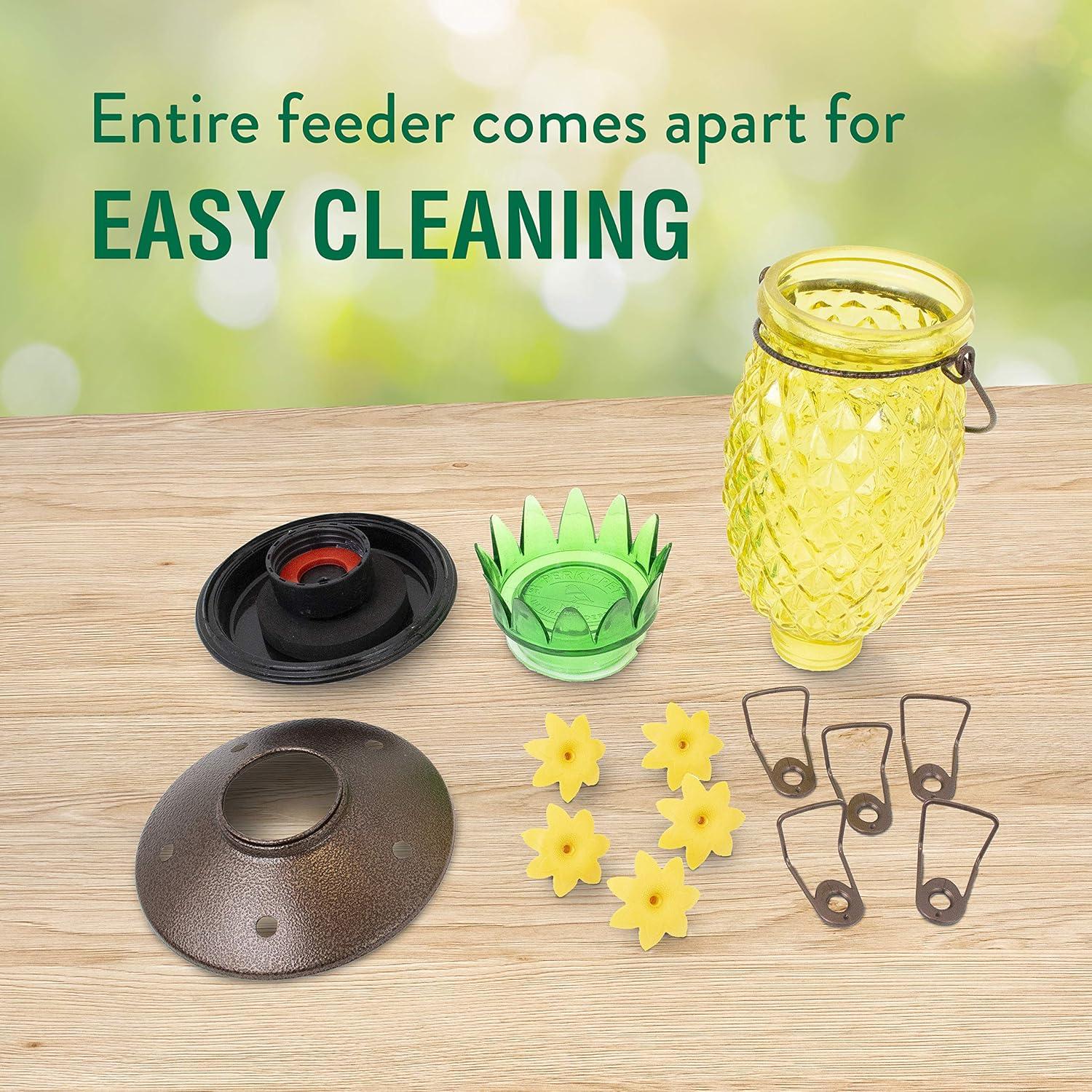 Alimentador de Colibríes Perky-Pet 9110-2 Vidrio 880 ml Piña