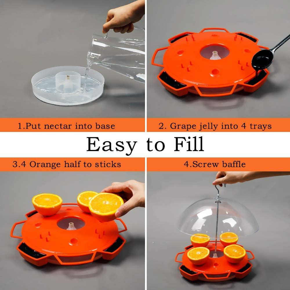 Comedero para Pájaro Solution4Patio 3 en 1, 963.9 Gramos