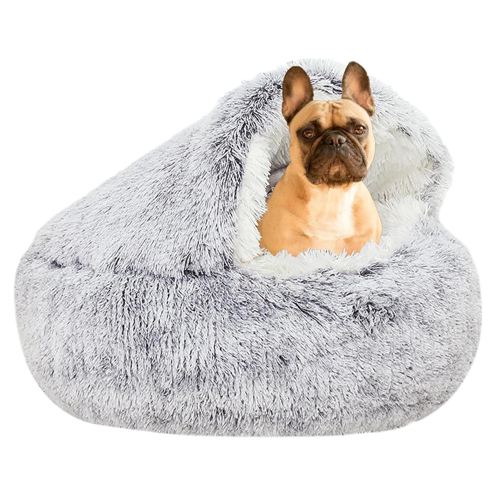 Cama para Perros y Gatos Pequeños YUDANSI 66 cm Gris