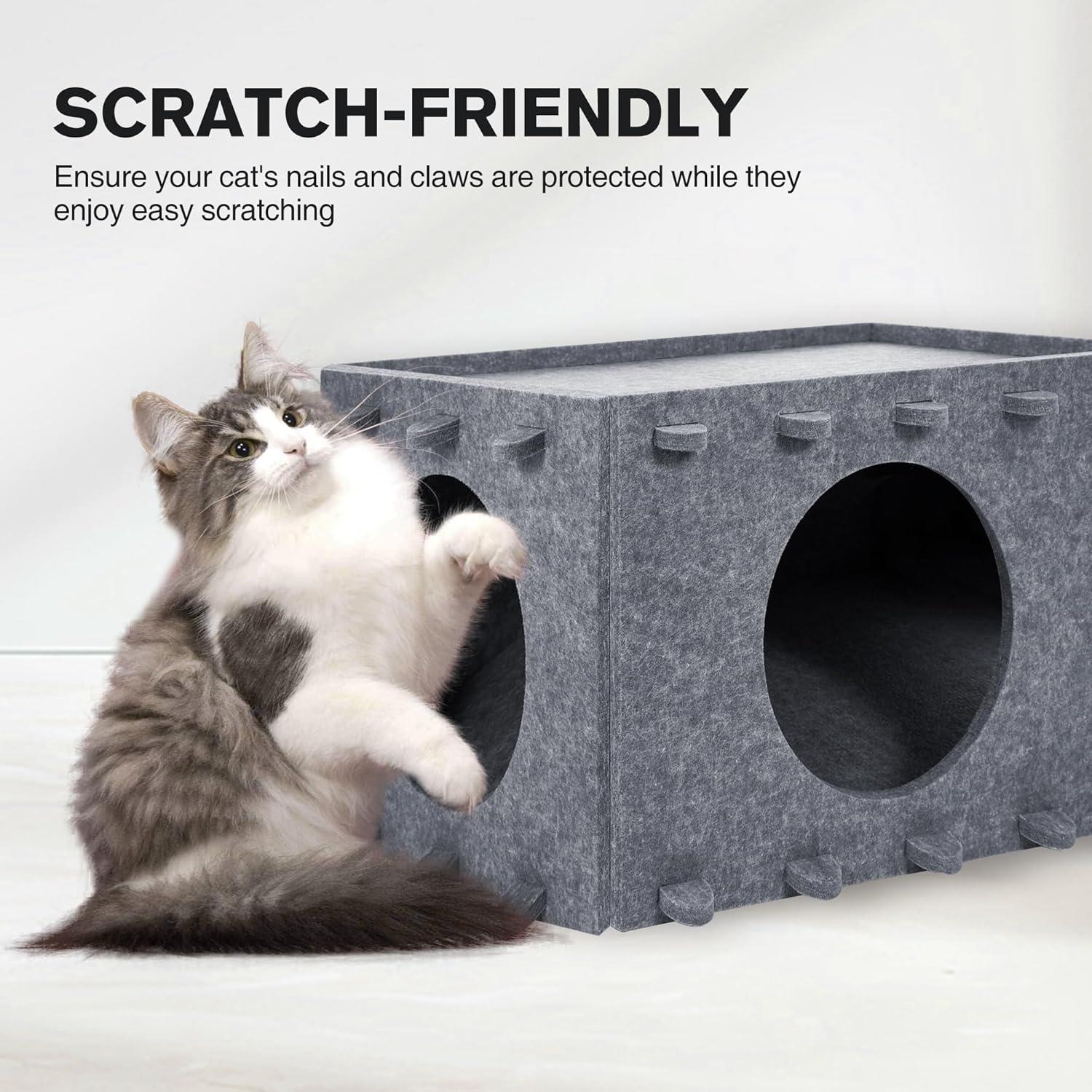 Cama para Gatos OOZAZEMM Gris 55.9x36.1x30.5 cm Resistente