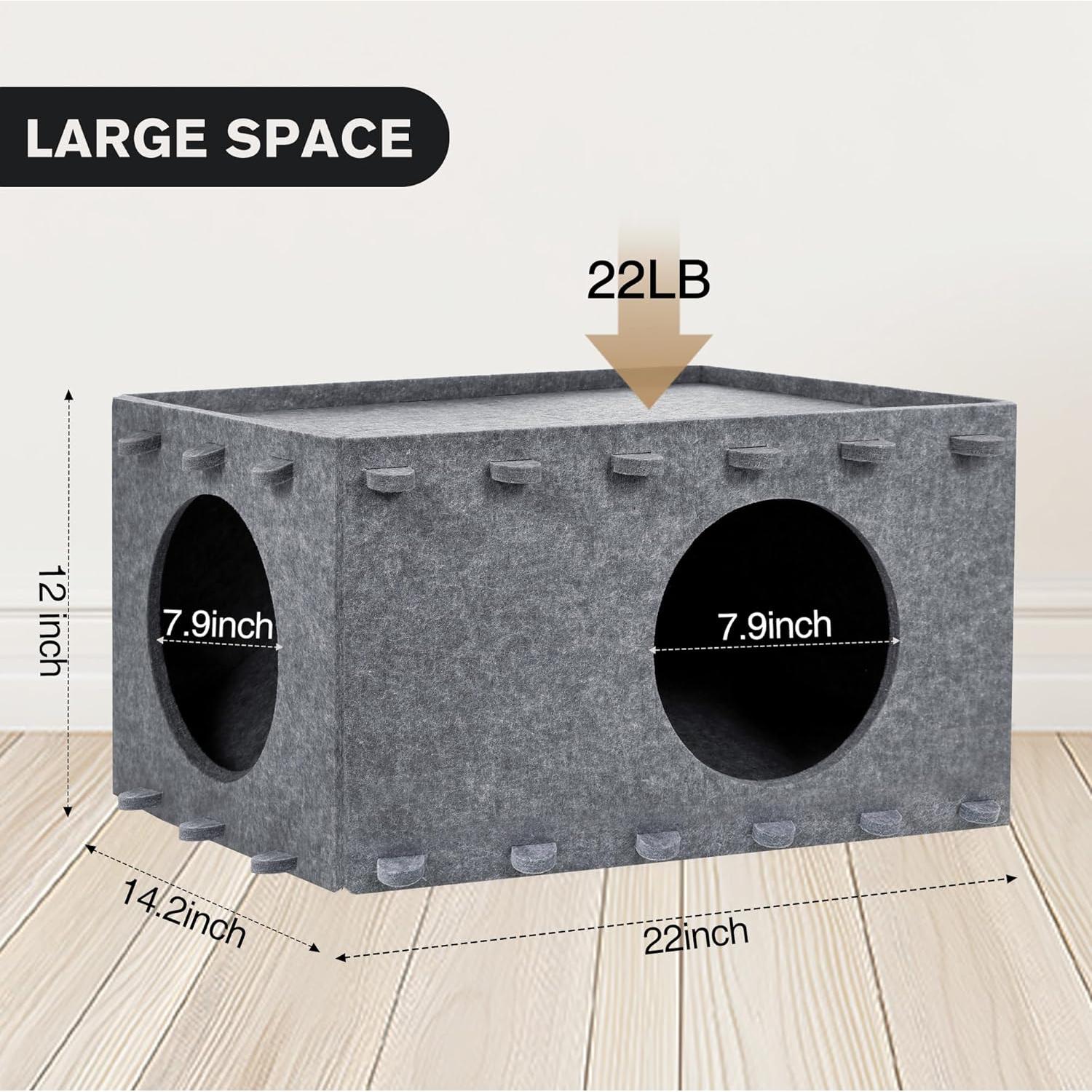 Cama para Gatos OOZAZEMM Gris 55.9x36.1x30.5 cm Resistente