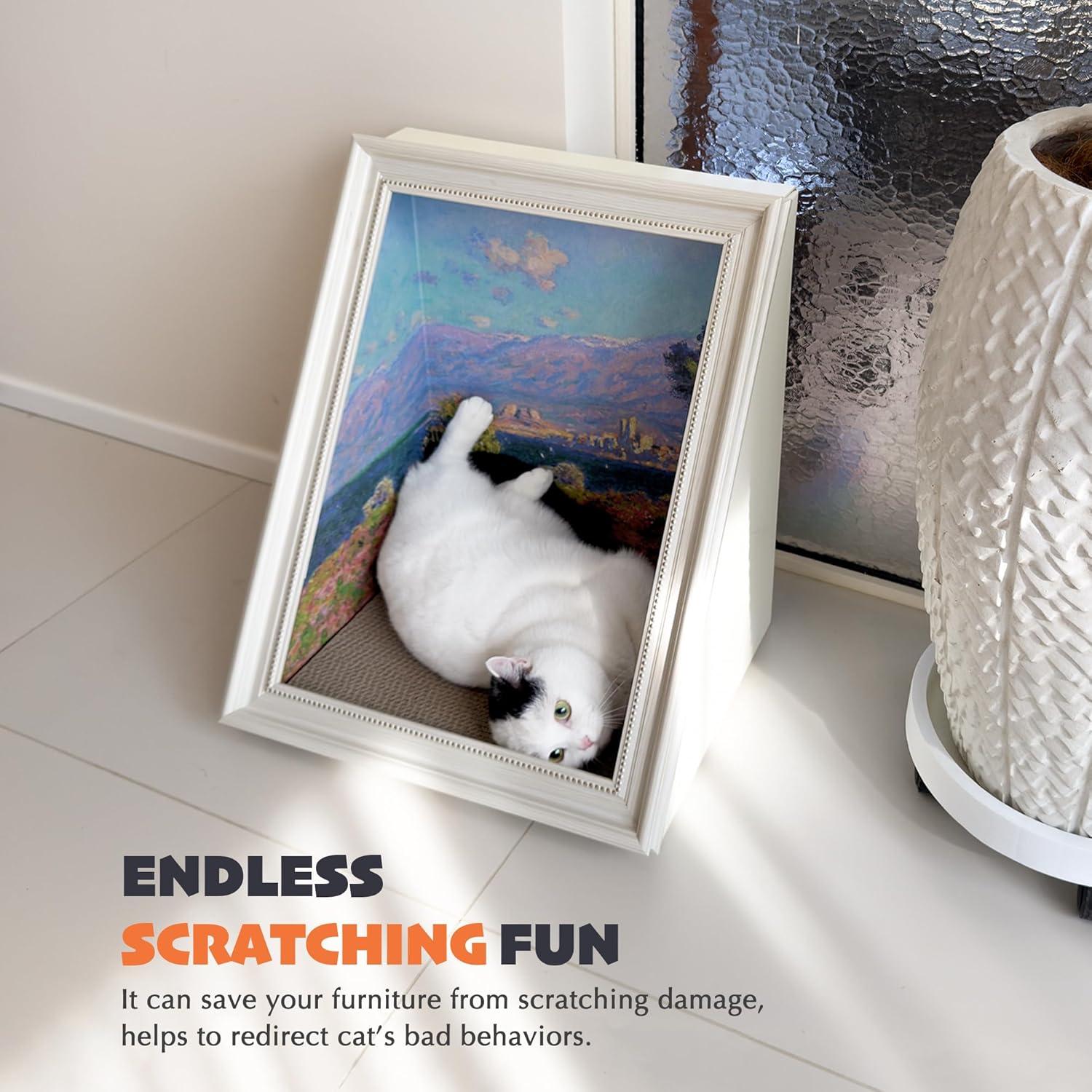 Casa Rascadora para Gatos PETKARAY con Pintura al Óleo