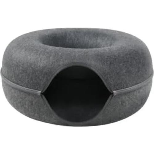 Cueva de Gato Donut Hegale para Gatos Grandes y Perros Pequeños