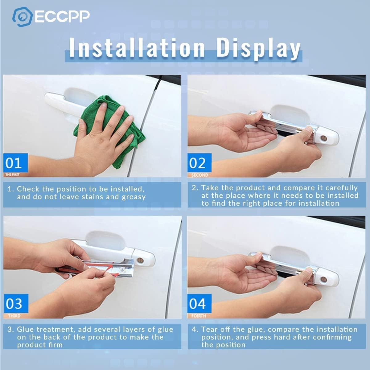 Cubiertas de Manijas de Puerta Exterior ECCPP para Honda Accord/Pilot