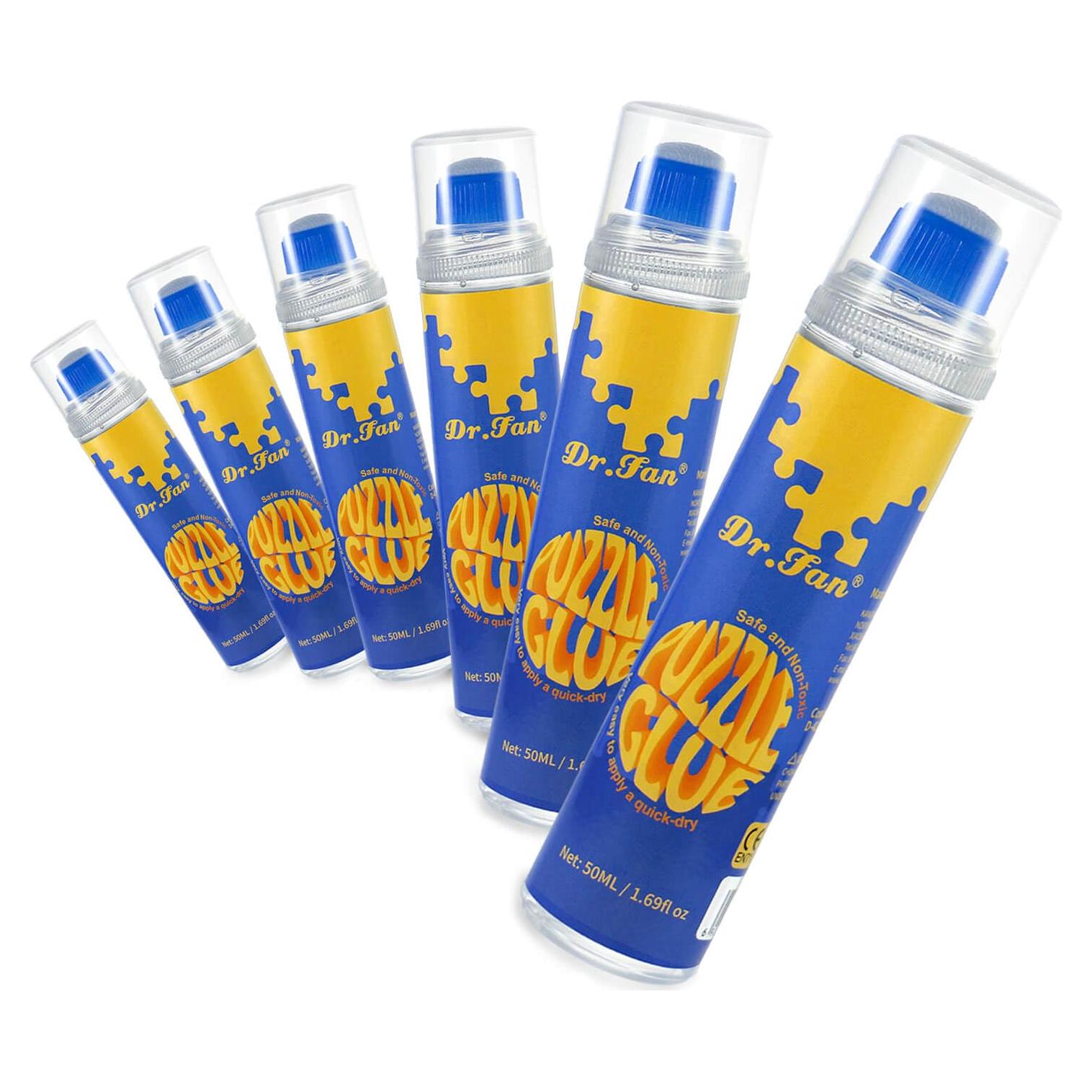 Aplicador de Pegamento para Rompecabezas DR.FAN 50ml - 6 Paquetes