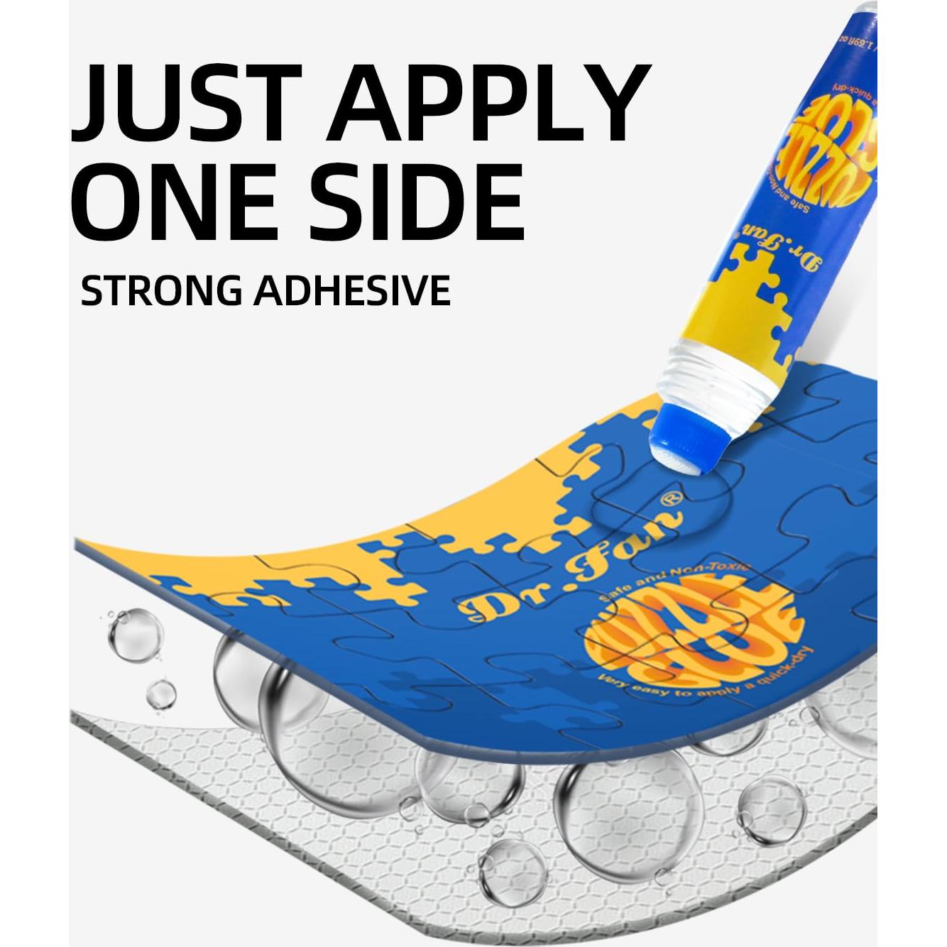 Aplicador de Pegamento para Rompecabezas DR.FAN 50ml - 6 Paquetes