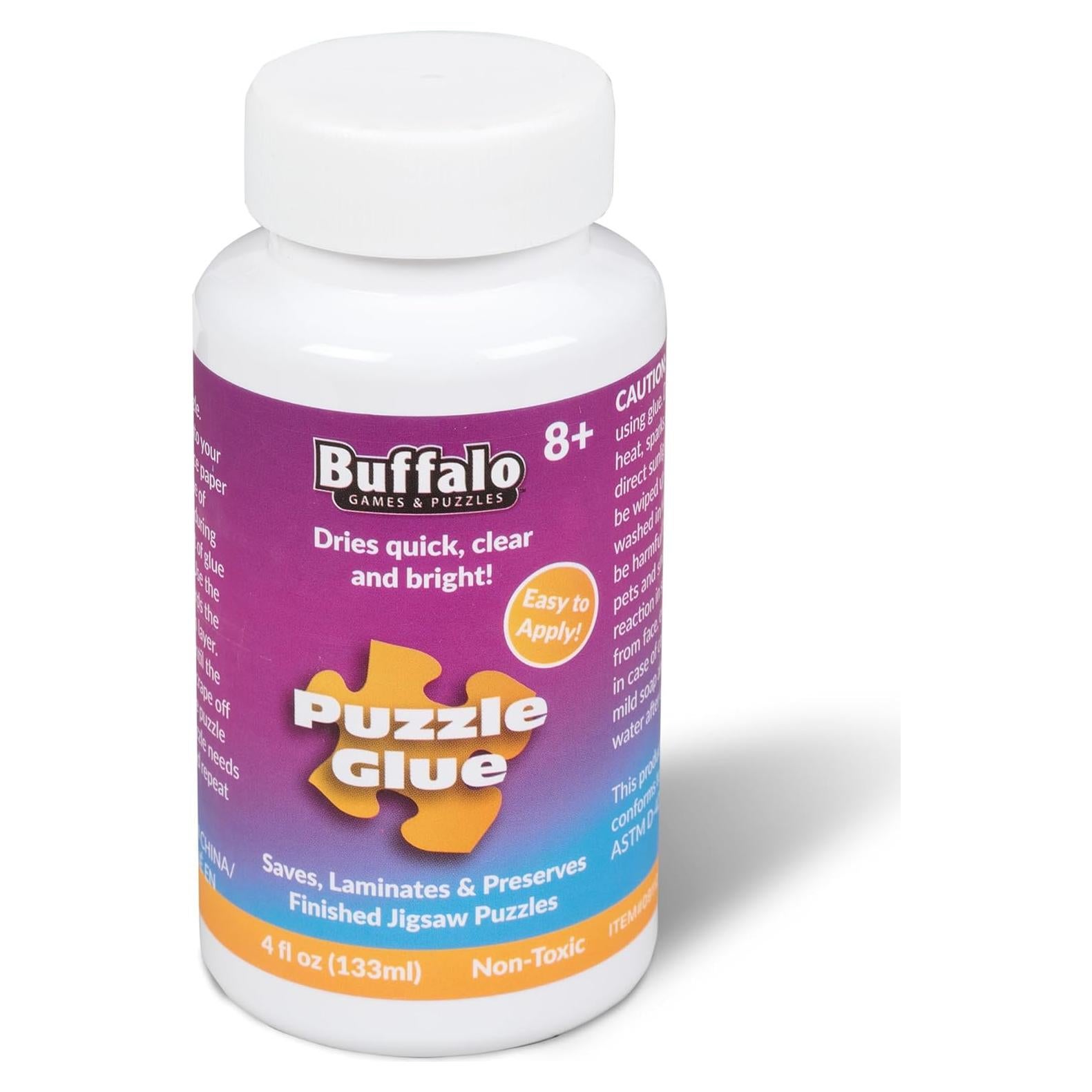 Pegamento para Rompecabezas Buffalo Games 113g - Aplicador Fácil