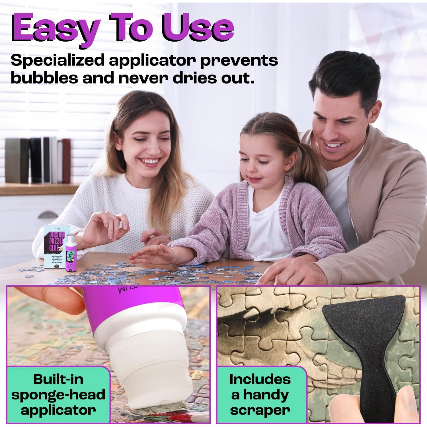 Pegamento para Rompecabezas Datum Labs 240mL - Secado Rápido