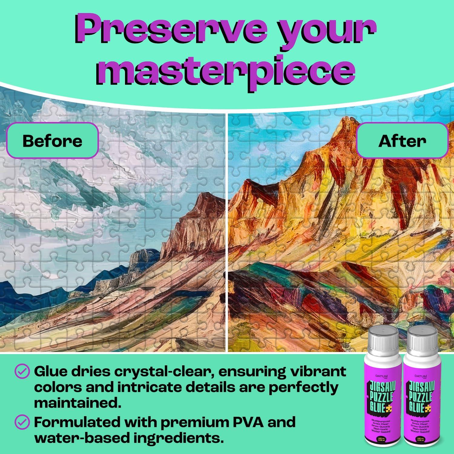 Pegamento para Rompecabezas Datum Labs 240mL - Secado Rápido