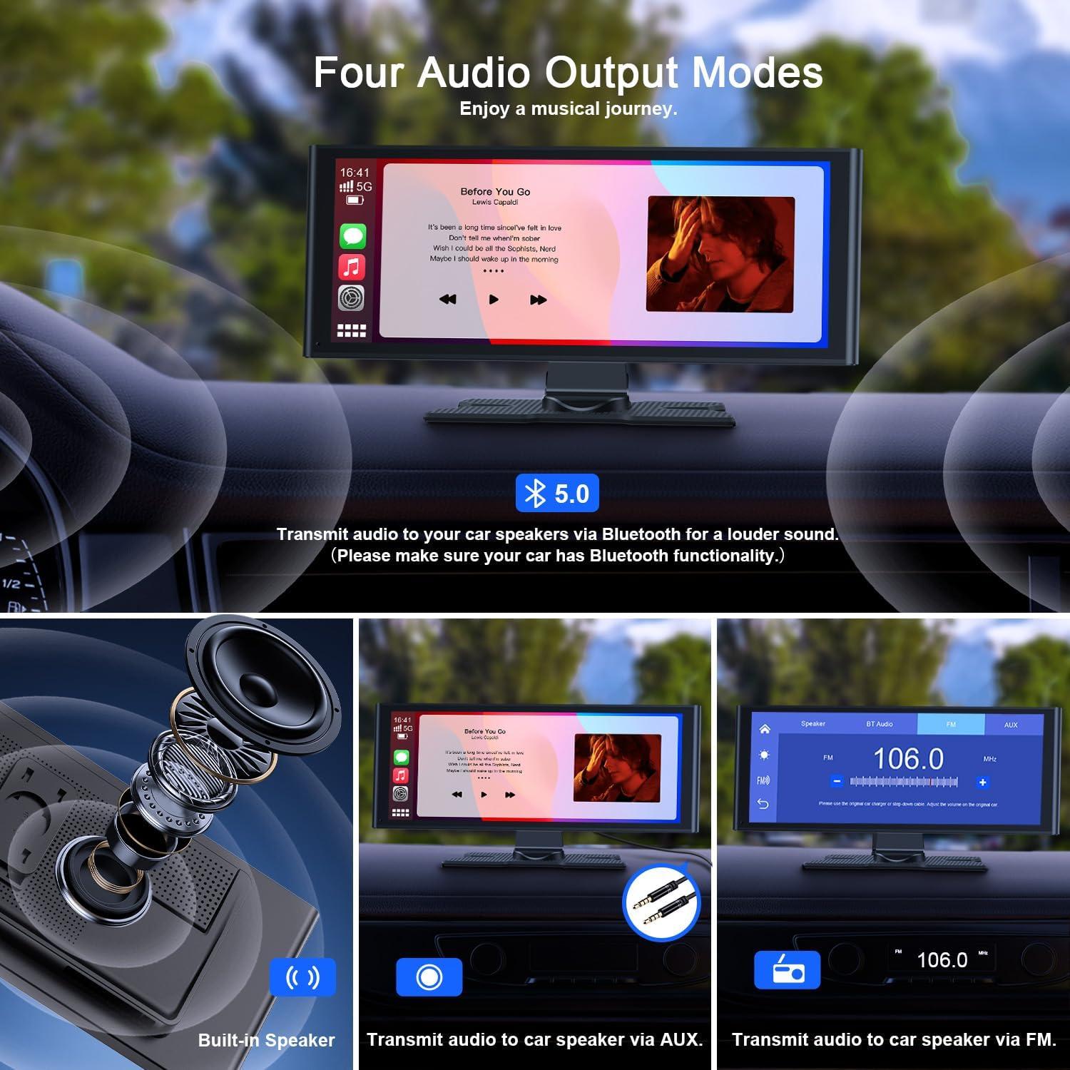 Pantalla Táctil 9.26" Avylet Carplay Android Auto GPS Bluetooth