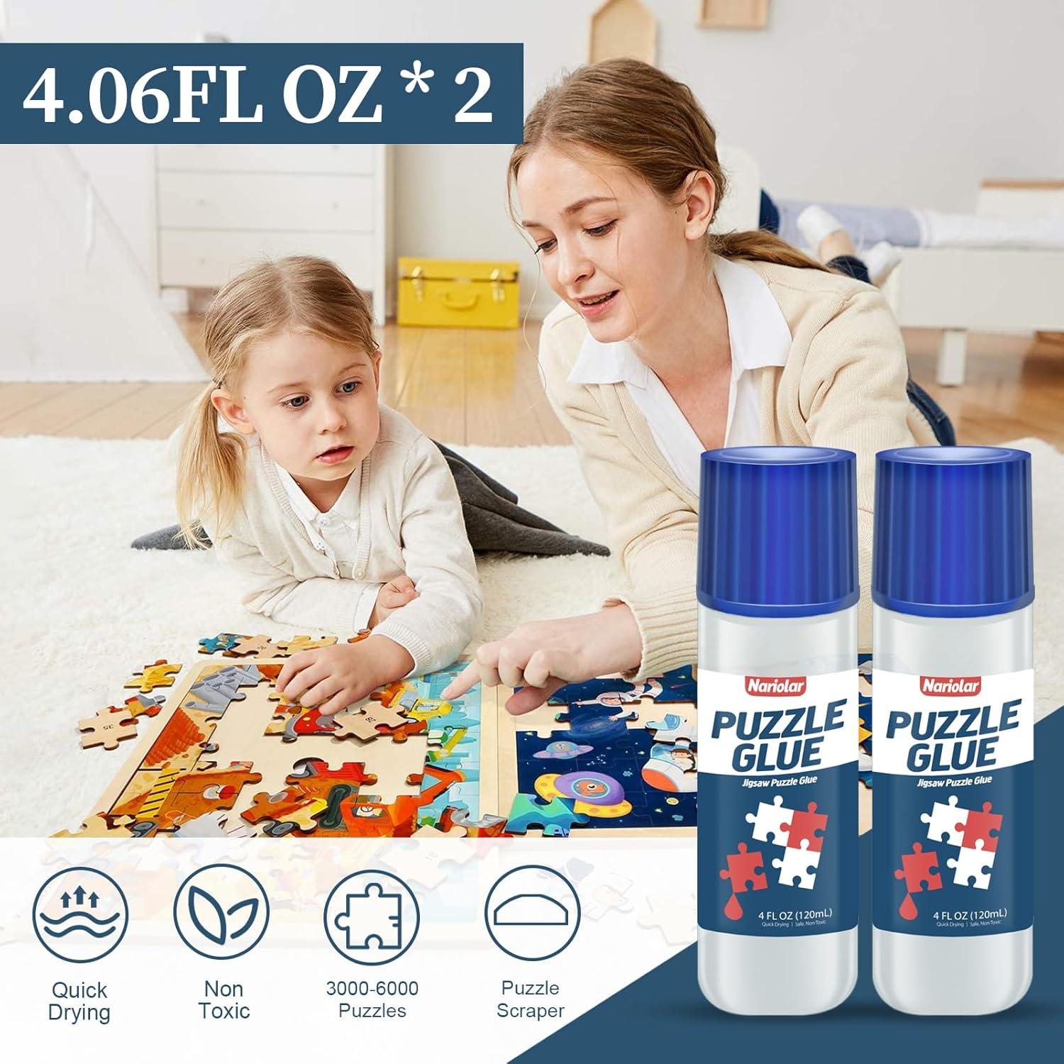 Pegamento para Rompecabezas Nariolar 4 Oz (118.3 ml) x 2 - Secado Rápido