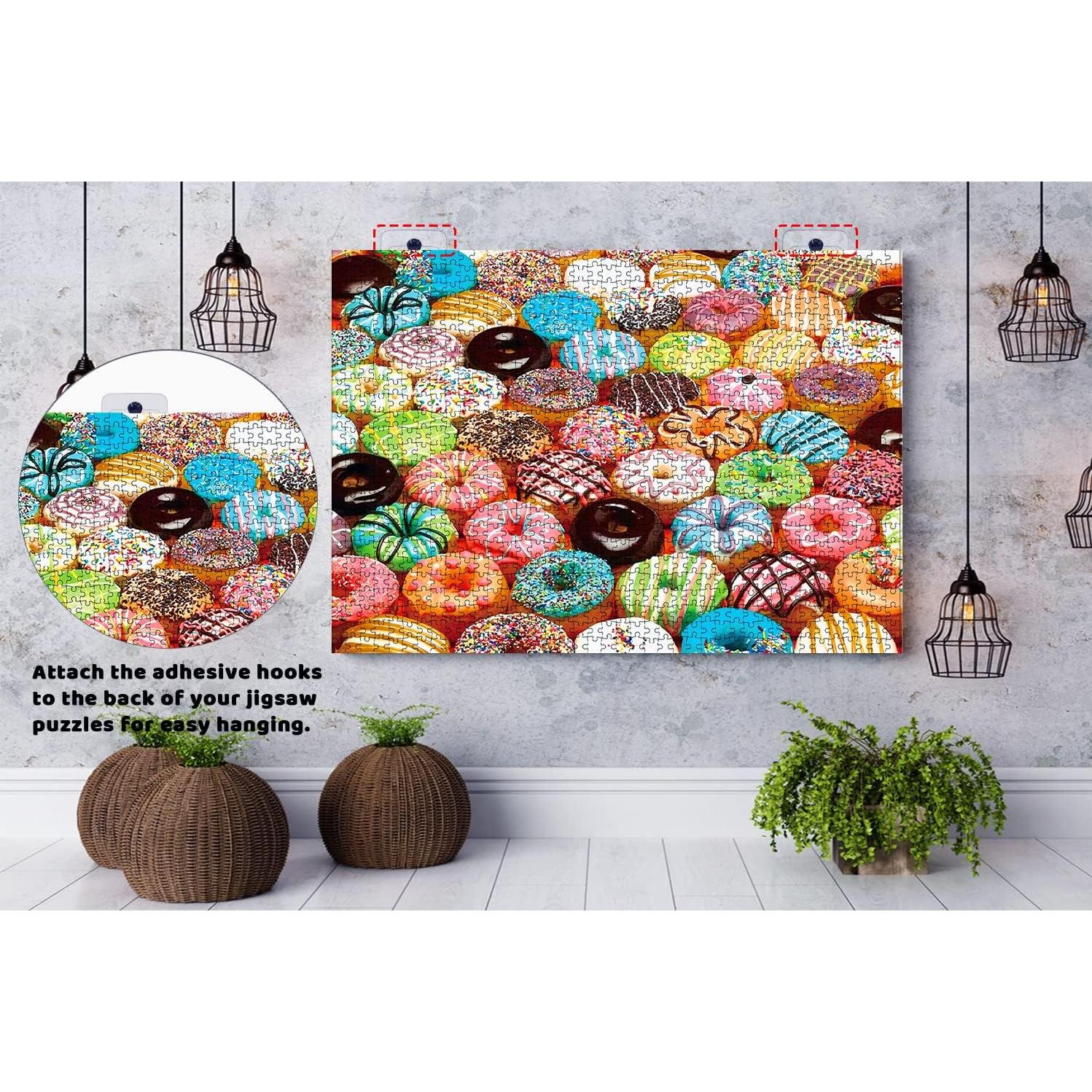 Hojas de Pegamento para Rompecabezas WISHDIAM 36 PCS 25.4x25.4 cm