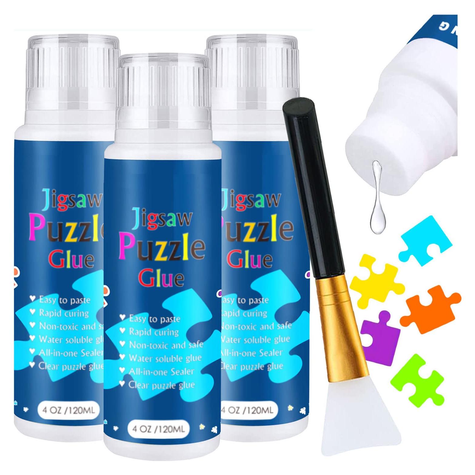 Pegamento para Rompecabezas Unixing 360ml - 3 Botellas x 120ml