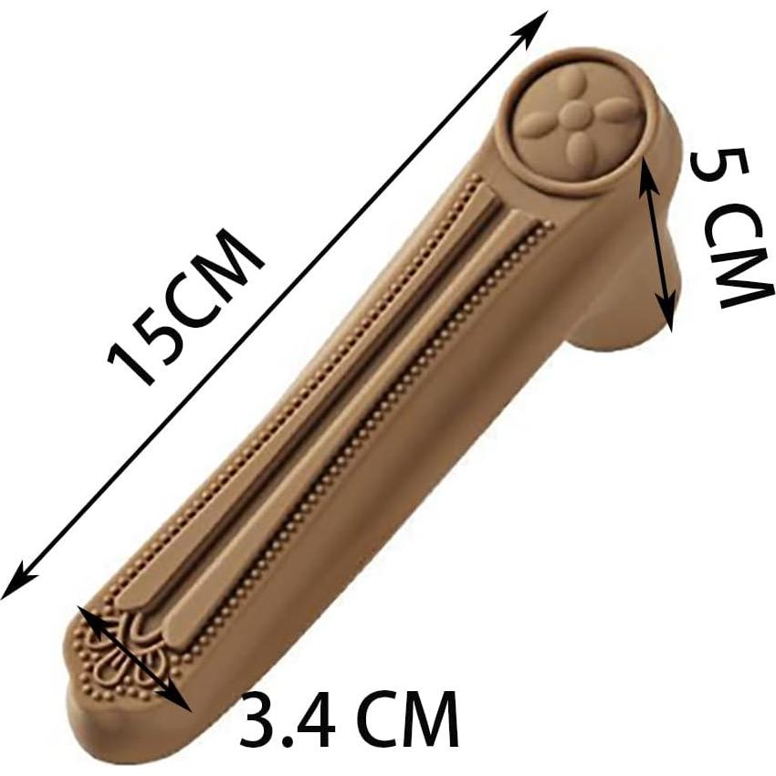 Protector de Manija de Puerta MIKMAYTOO Silicona Marrón