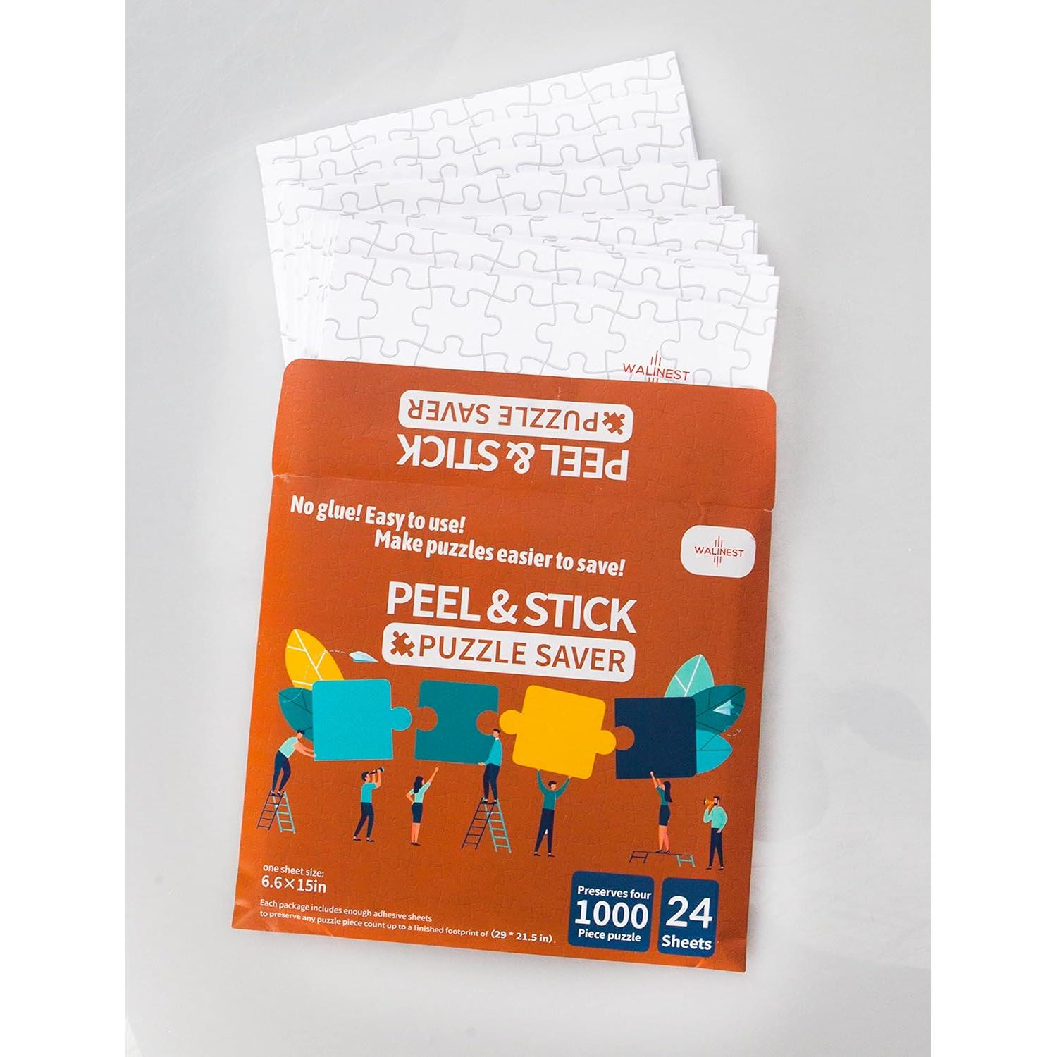 Kit de Hojas Adhesivas para Rompecabezas WALINEST - 24 Piezas