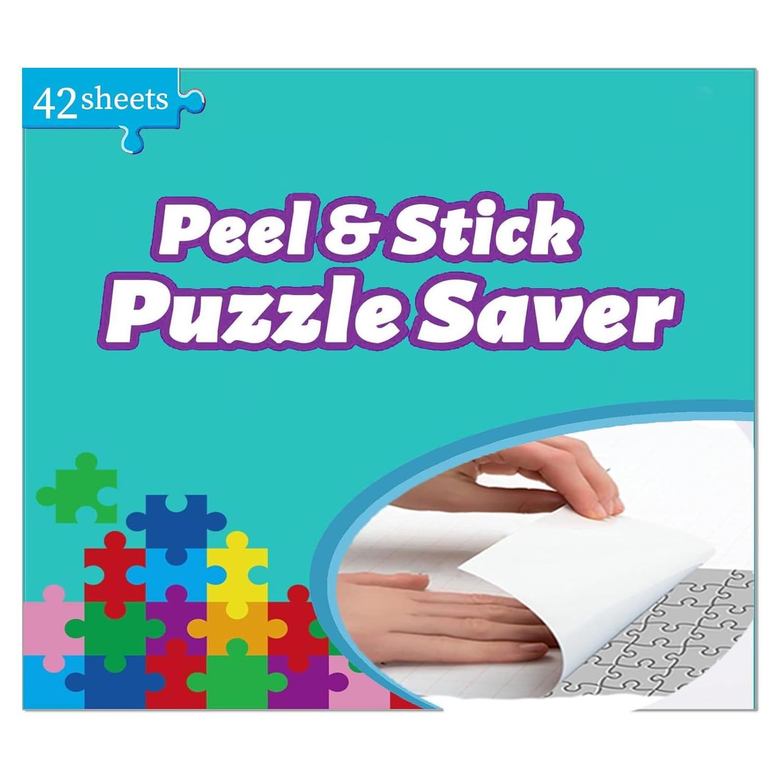 Hojas de Pegamento para Rompecabezas xrc 42 Hojas 38.1x19.1cm