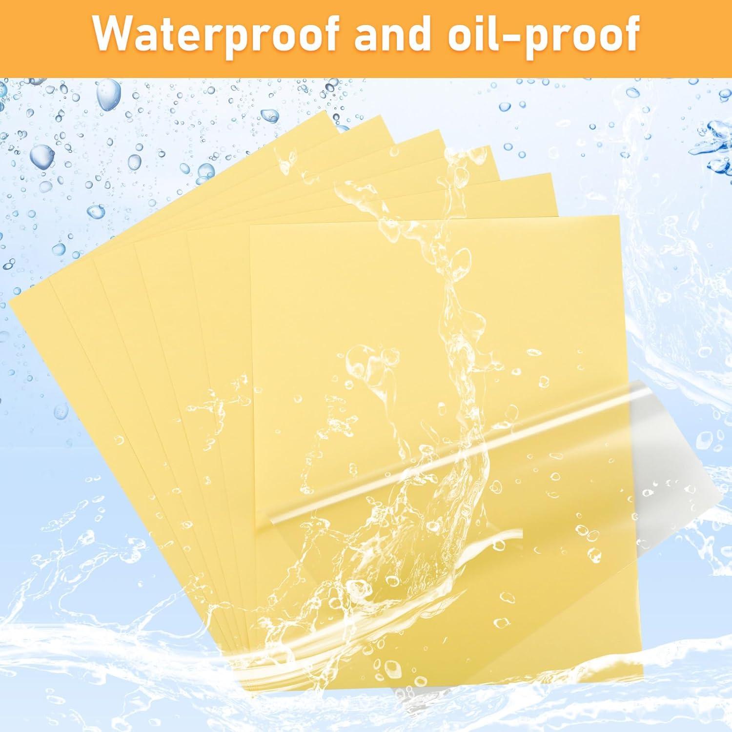 24 Hojas Adhesivas Transparentes para Rompecabezas Arrowbash