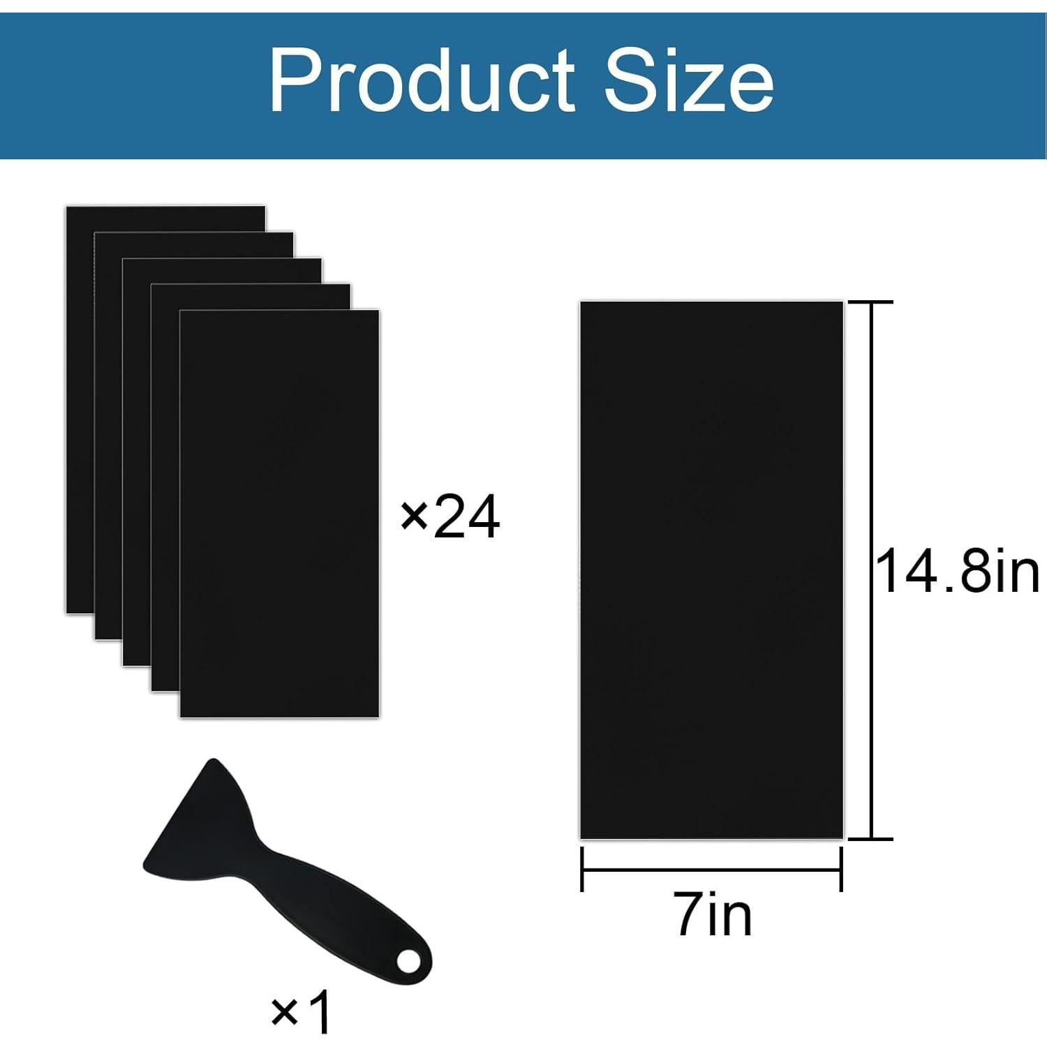 Conservador de Rompecabezas LIKAJON 24 Piezas Negro 37.6x17.8 cm