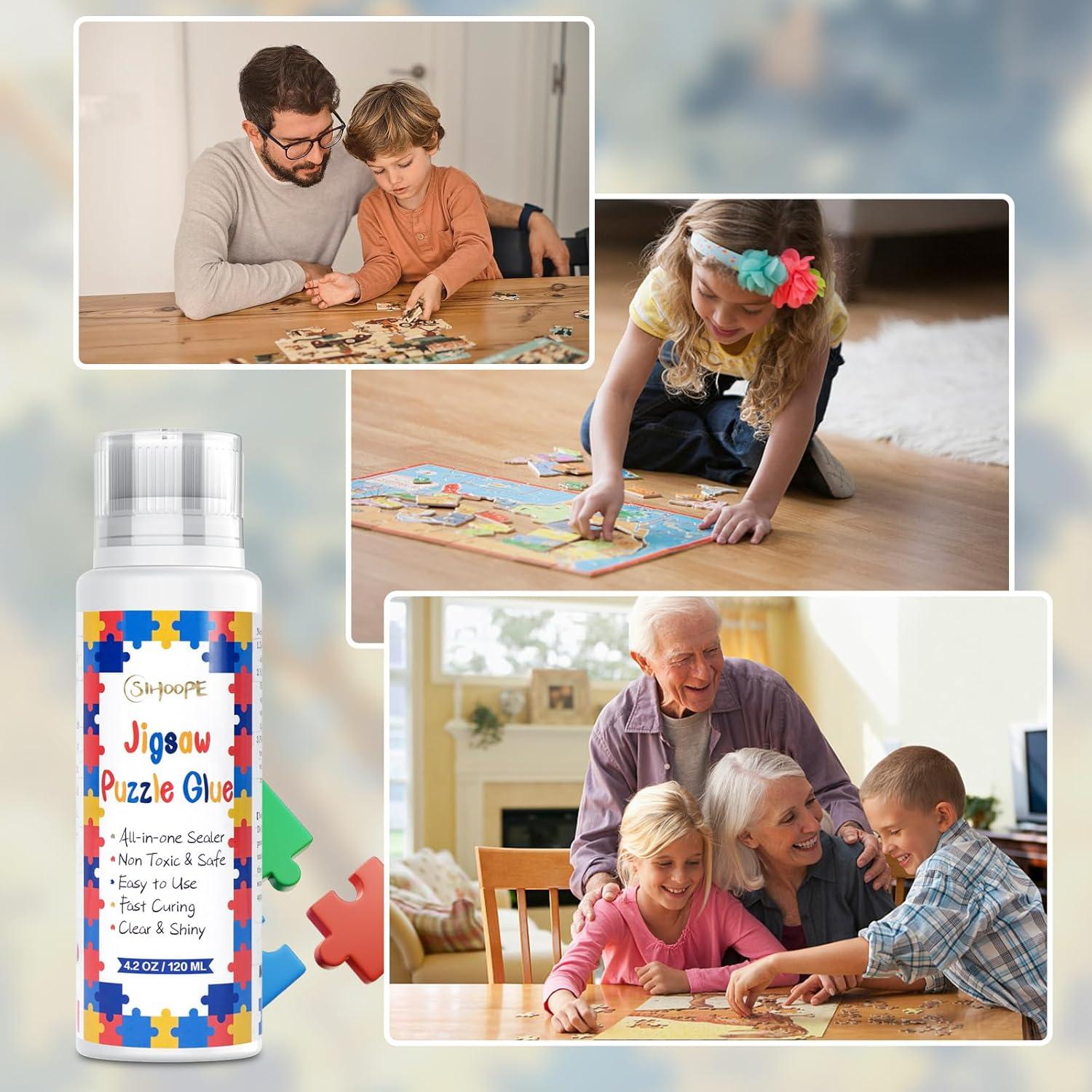 Pegamento para Rompecabezas SIHOOPE 120ML Transparente PVA