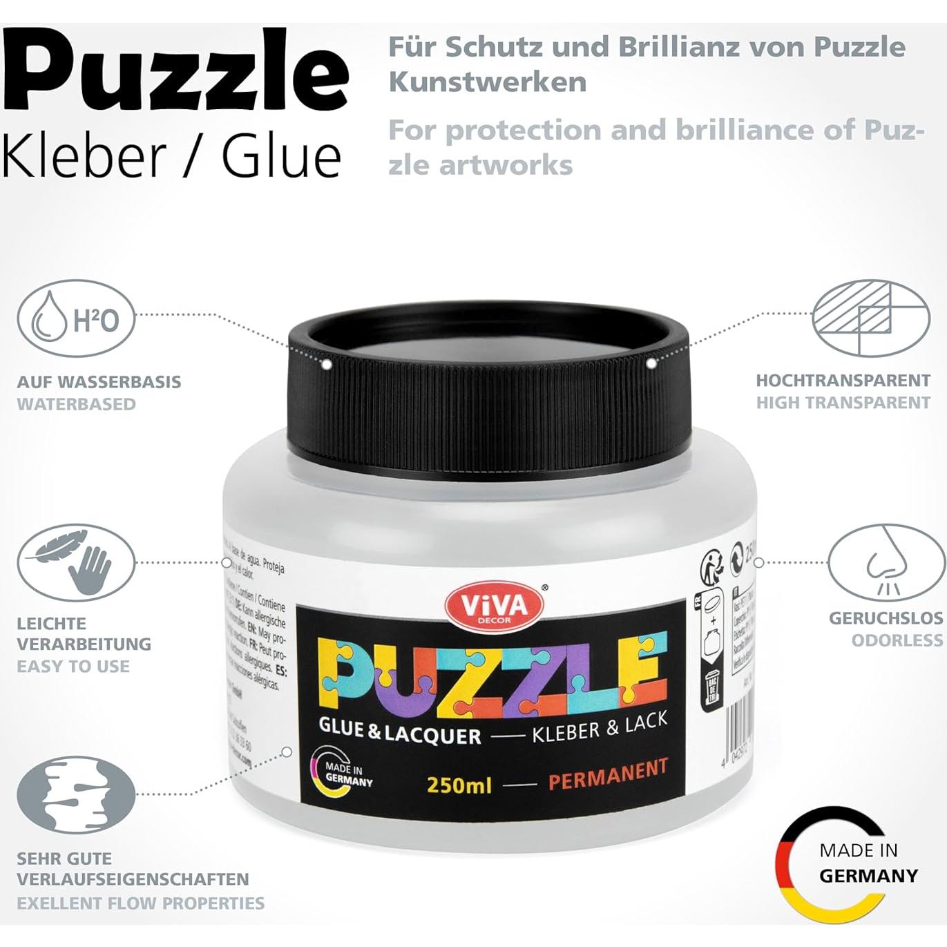 Pegamento para Rompecabezas Viva Decor 250 ml - Secado Rápido