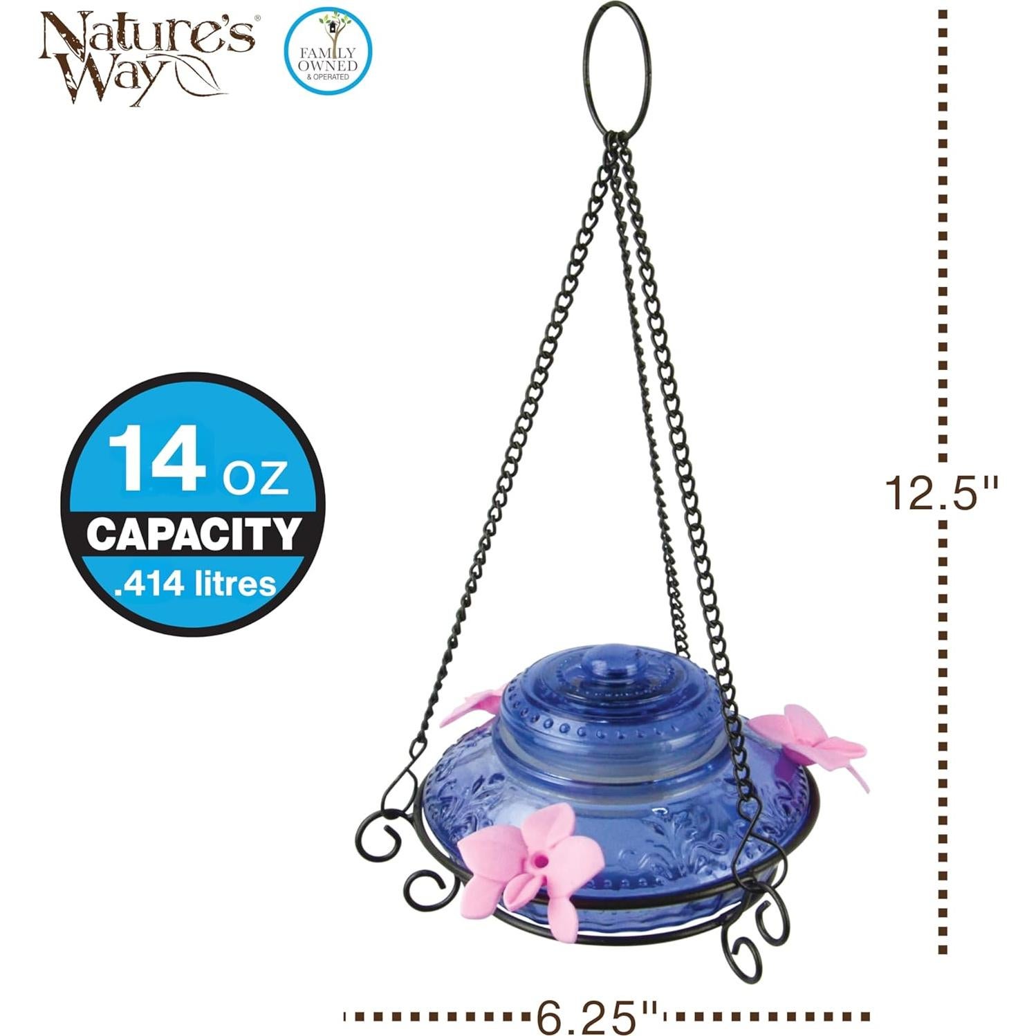 Alimentador de Colibríes Nature's Way ANTHF2-I Iluminado 414ml