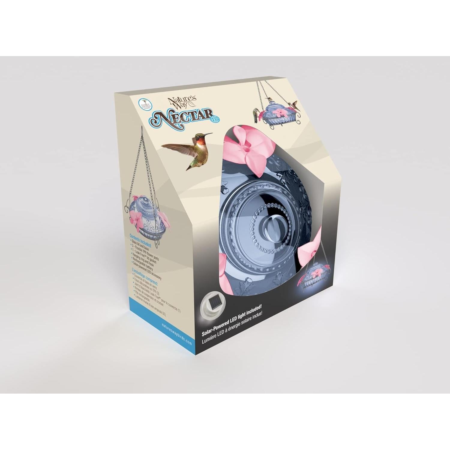 Alimentador de Colibríes Nature's Way ANTHF2-I Iluminado 414ml