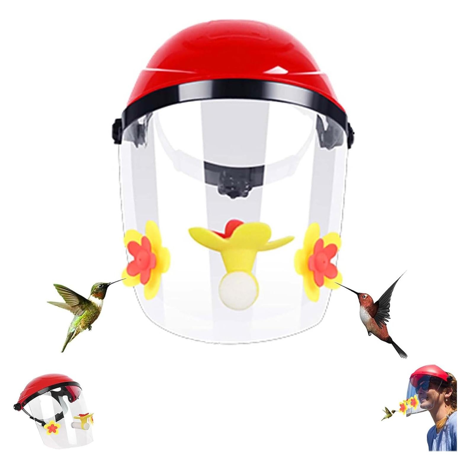 Alimentador de Colibríes Hsmanchry Amarillo 3 Puertos Ajustables