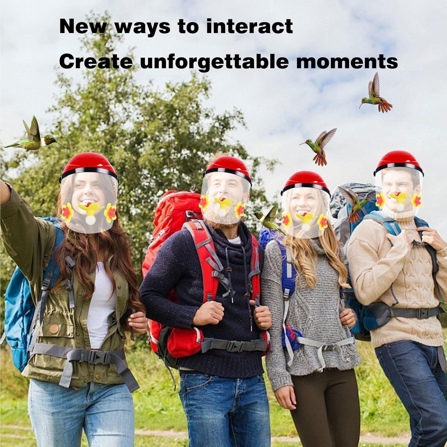 Alimentador de Colibríes Hsmanchry Amarillo 3 Puertos Ajustables