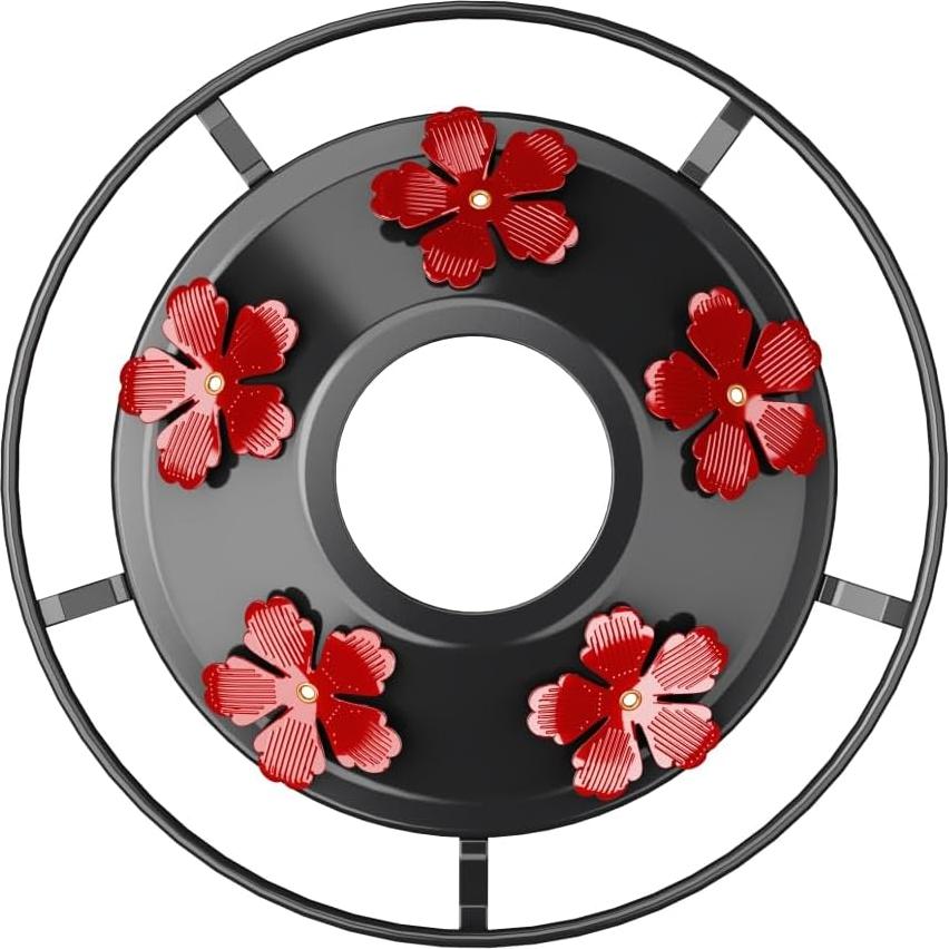 Paquete de 2 Cubiertas de Metal WOSIBO para Alimentador de Colibrí