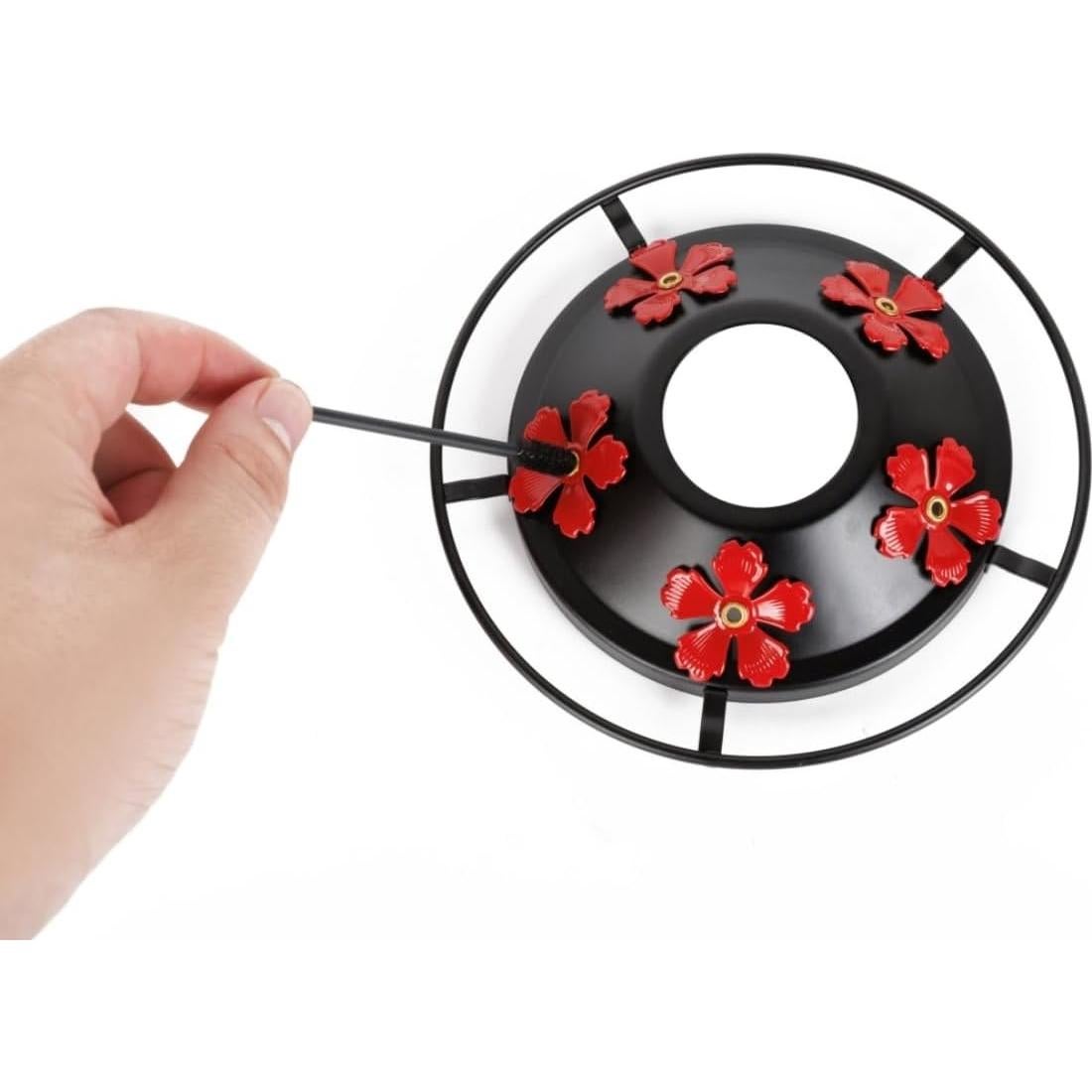 Paquete de 2 Cubiertas de Metal WOSIBO para Alimentador de Colibrí