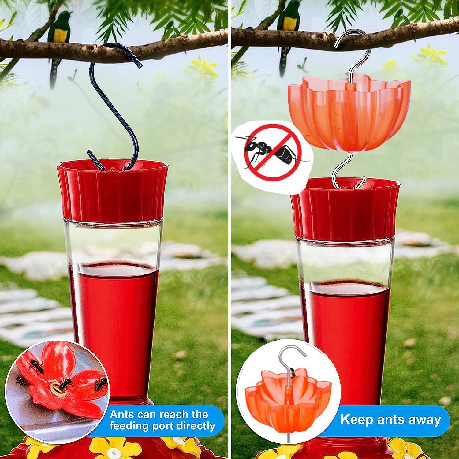 Moat para Hormigas Piffny Rojo 2 Paquete 6 oz para Colibríes