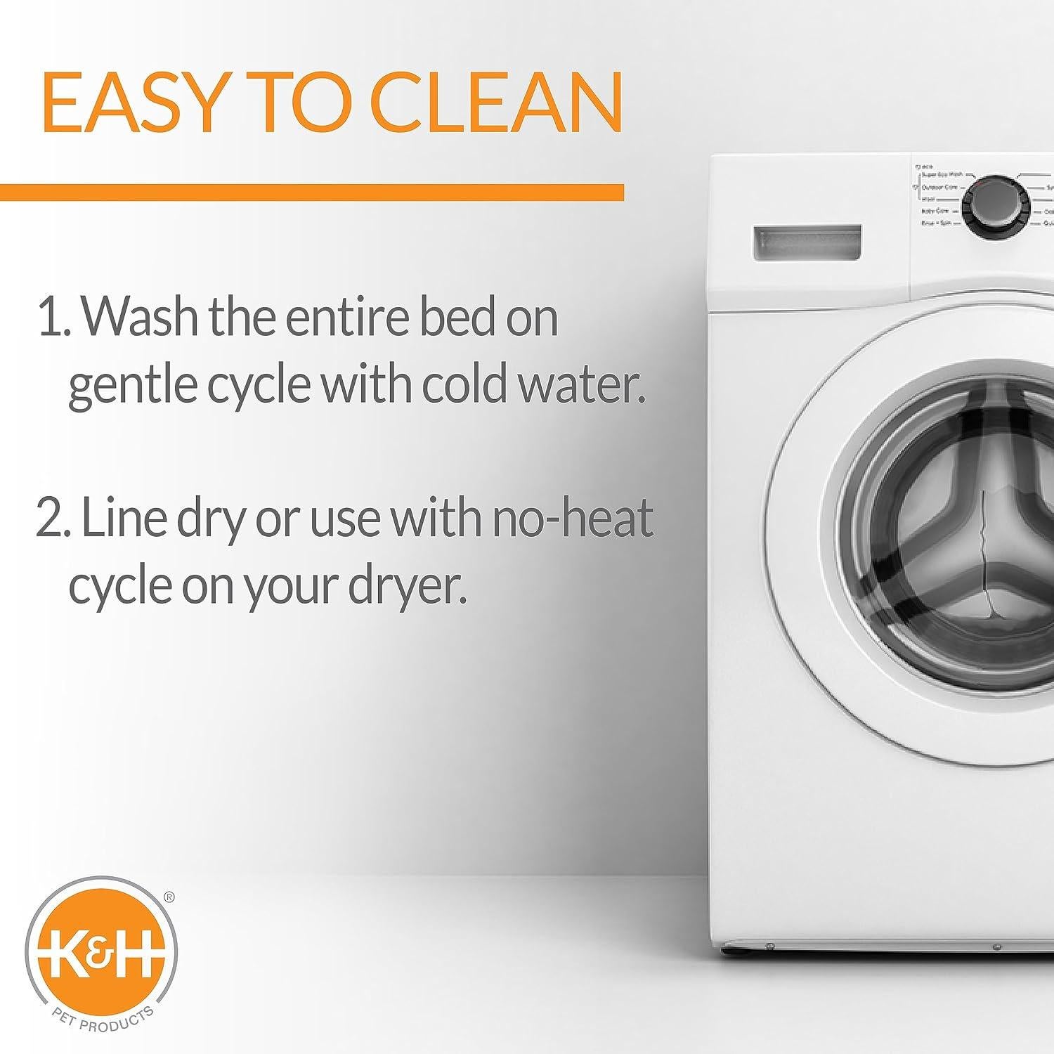 Cama Autocalentable para Gatos y Perros K&H 48x46cm Gris