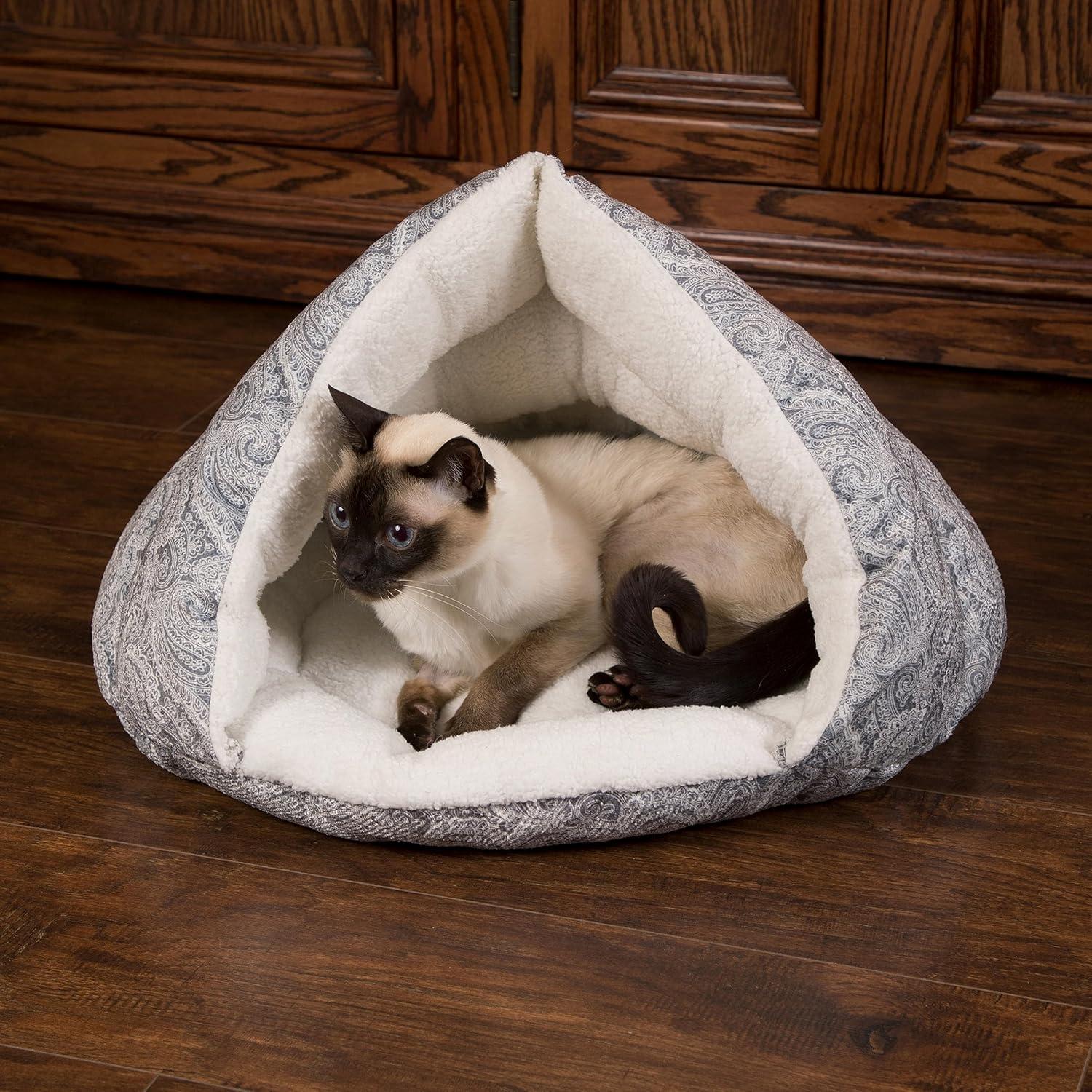Cama Autocalentable para Gatos y Perros K&H 48x46cm Gris