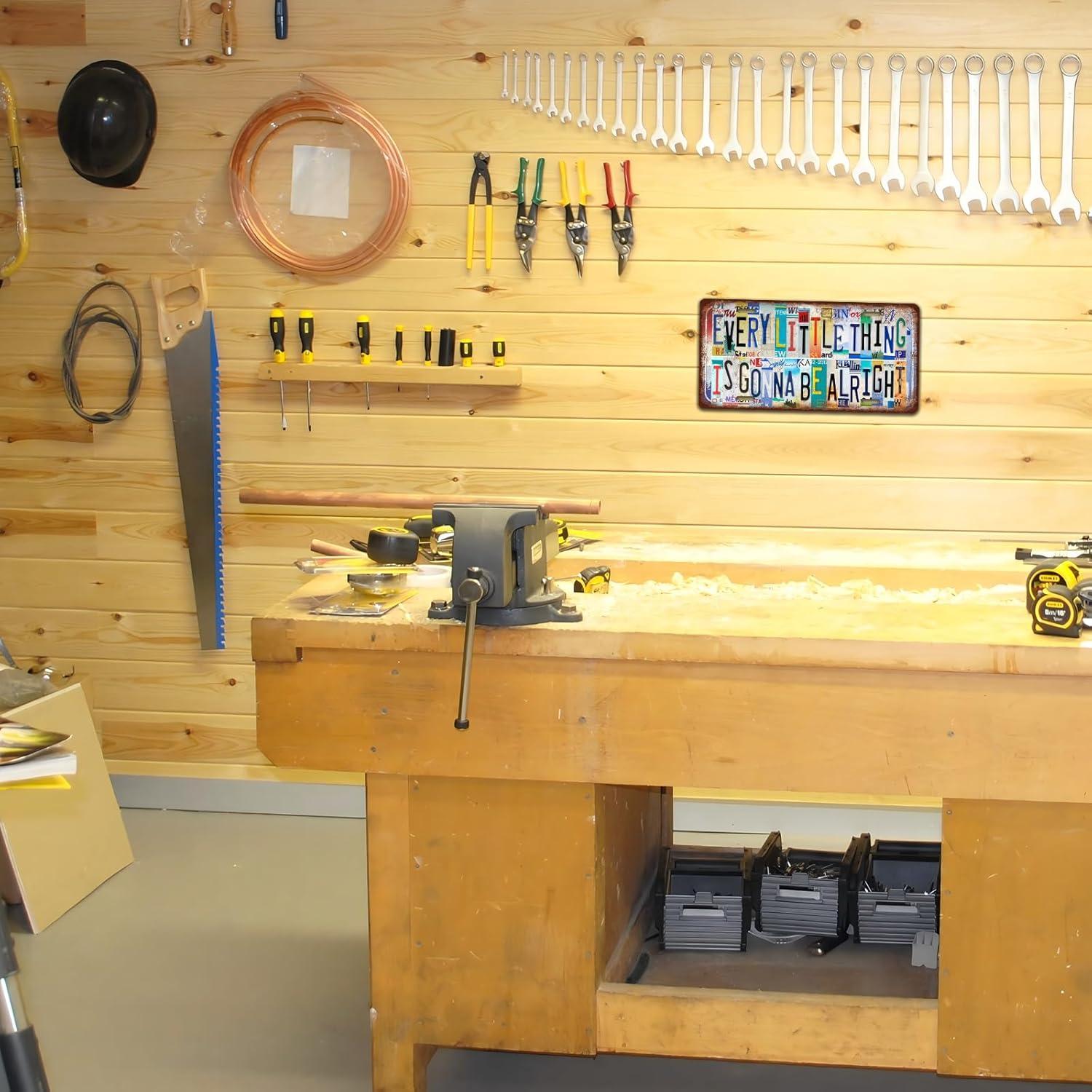 Placa de Licencia Retro Cueva de Gatos RCXsigns 30.48x15.24cm