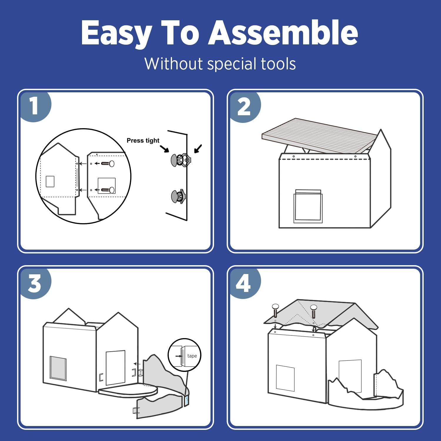 Casa Rascadora para Gatos SMILE PAWS 32x50x48cm Resistente