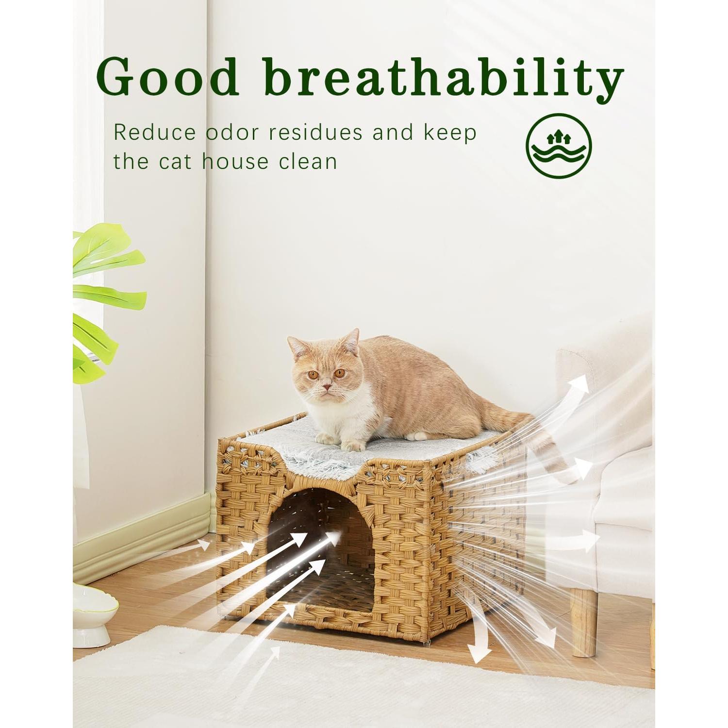 Cama para Gatos SETVSON Natural Mediana 42x42x33.5cm