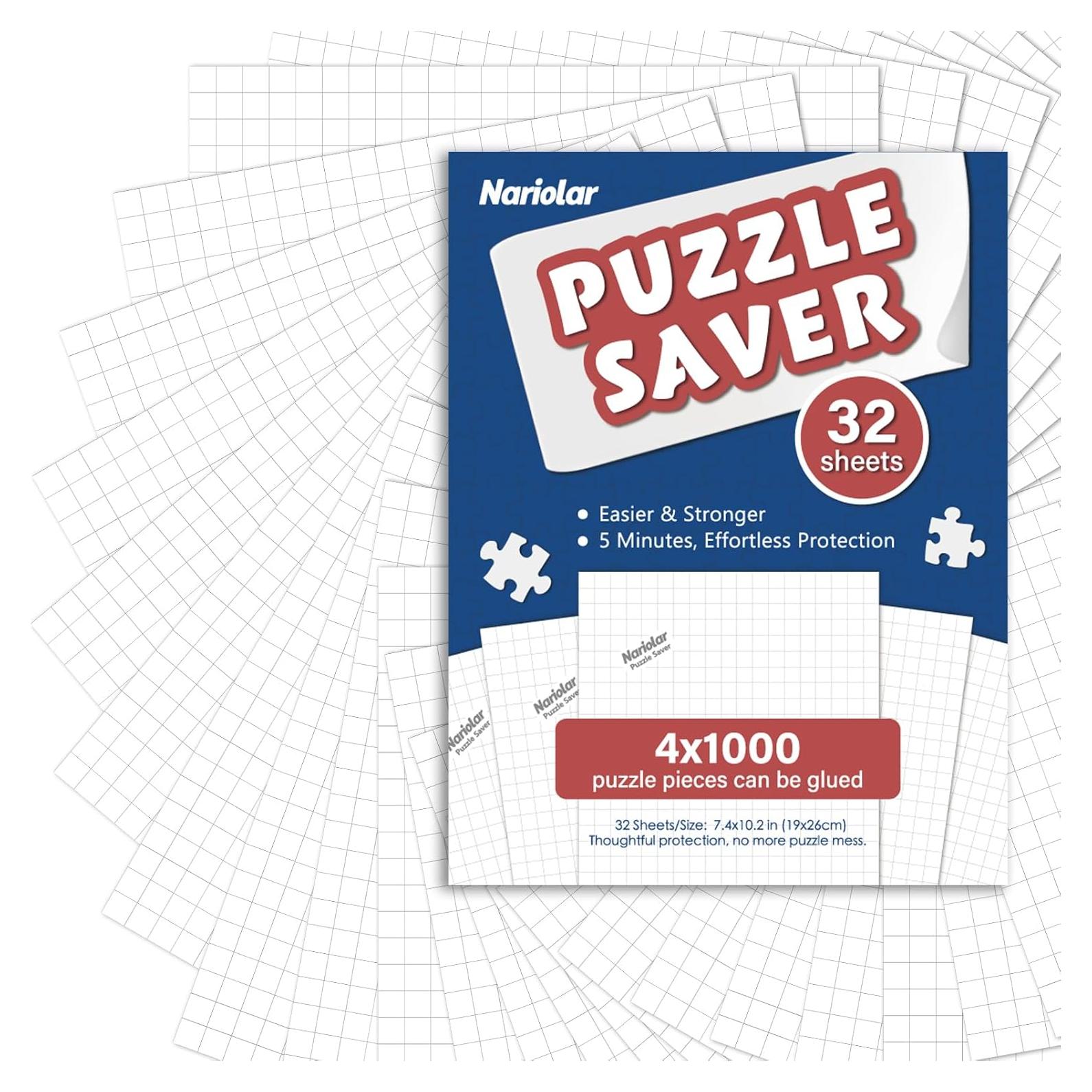 Hojas Ahorradoras de Rompecabezas Nariolar - 32 Hojas 19x26cm