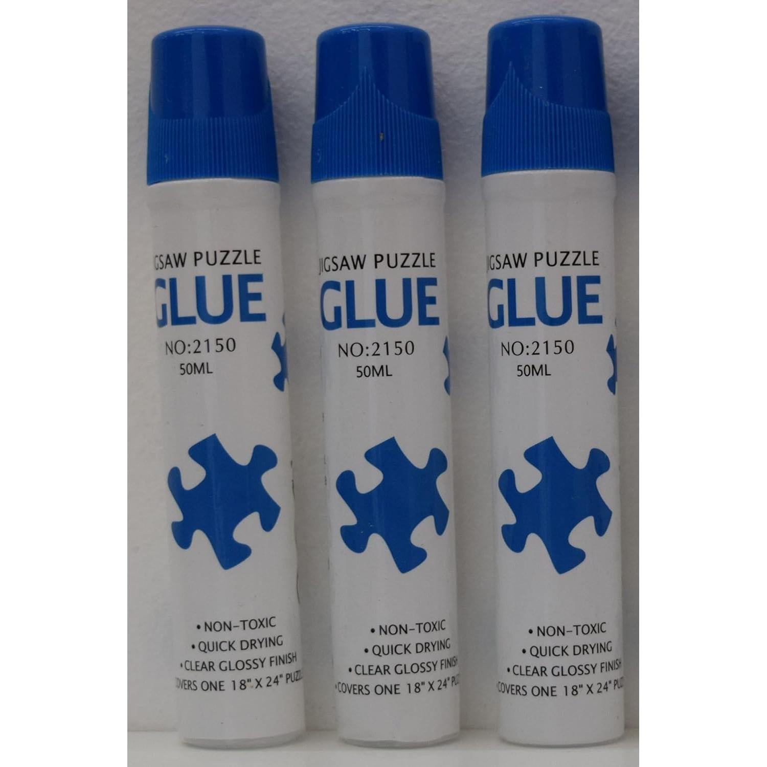 Pegamento Transparente para Rompecabezas Parachute - 3 Botellas de 50 ml