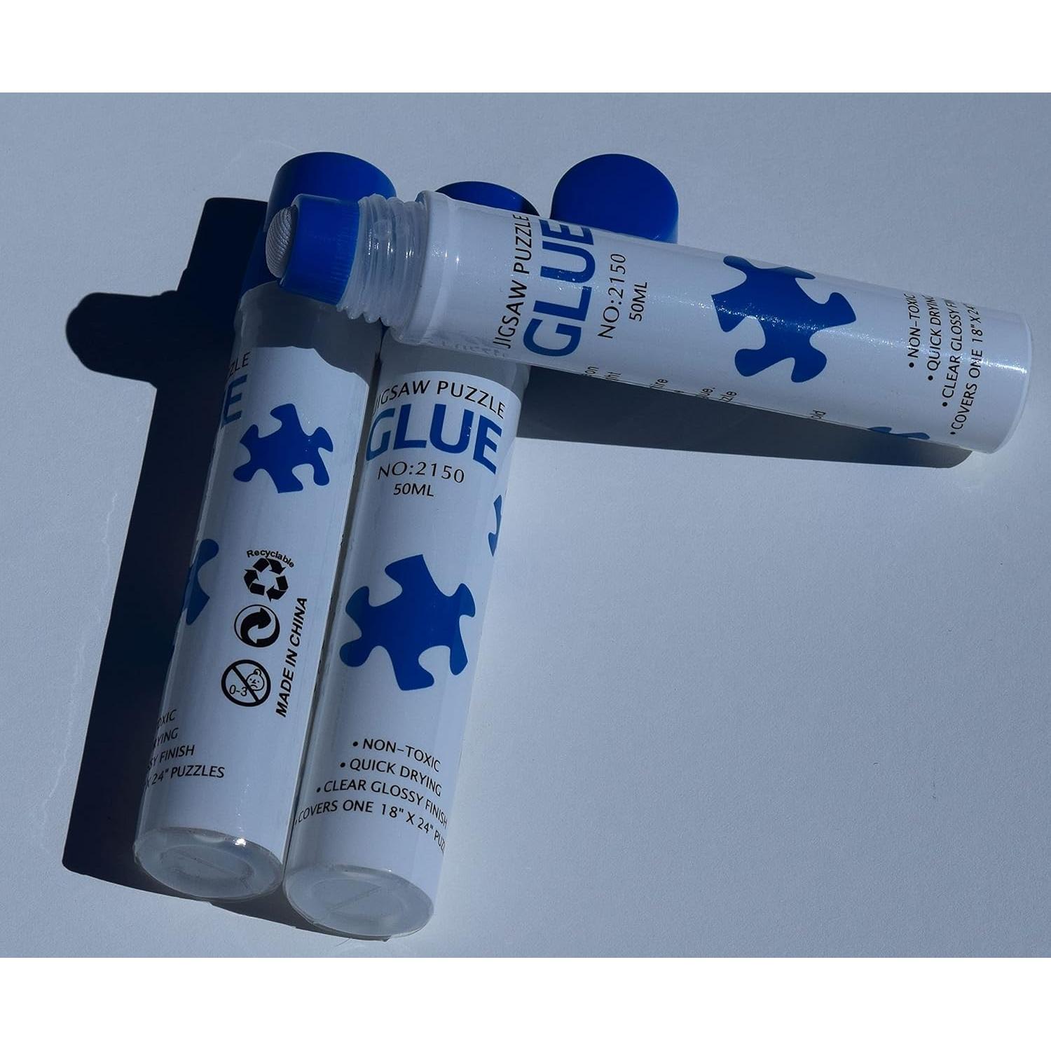 Pegamento Transparente para Rompecabezas Parachute - 3 Botellas de 50 ml