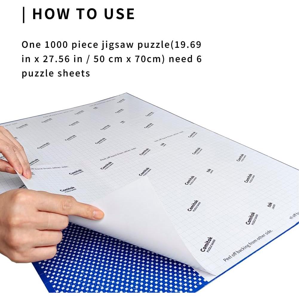 Ahorra Rompecabezas Comitok 1000 Piezas - 6 Hojas Adhesivas