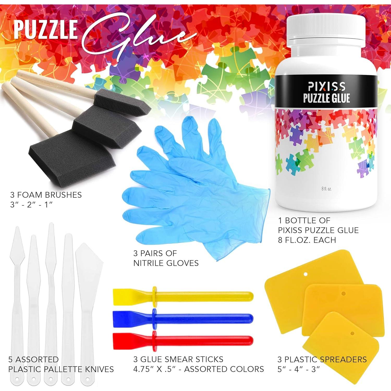 Kit de Pegamento y Sellador para Puzzles Pixiss 8oz