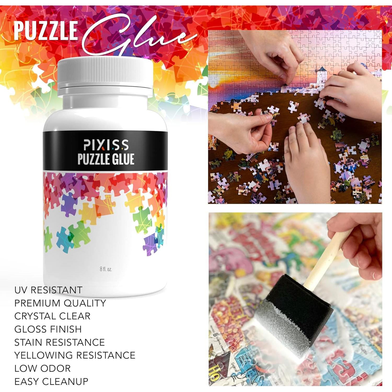 Kit de Pegamento y Sellador para Puzzles Pixiss 8oz