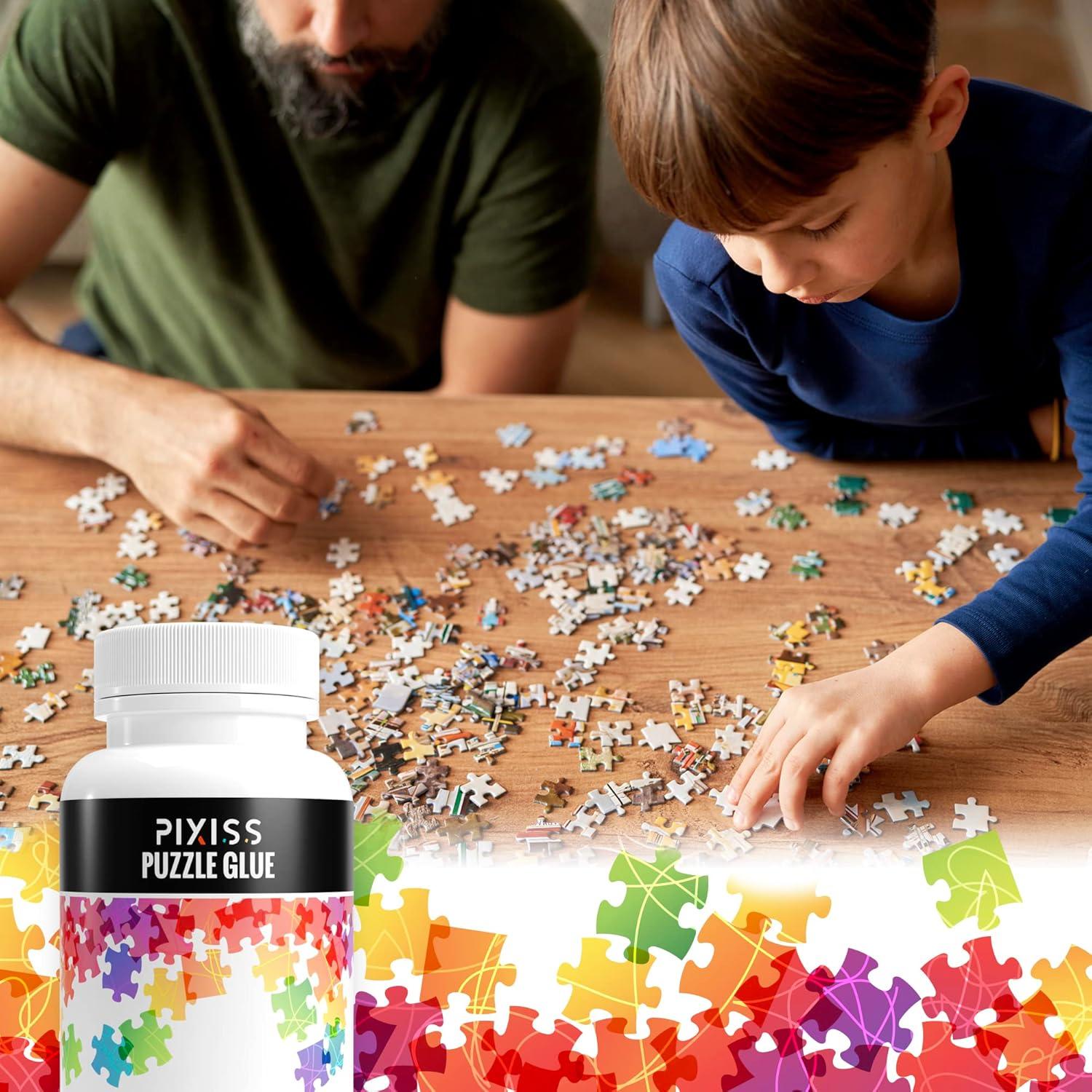 Kit de Pegamento y Sellador para Puzzles Pixiss 8oz