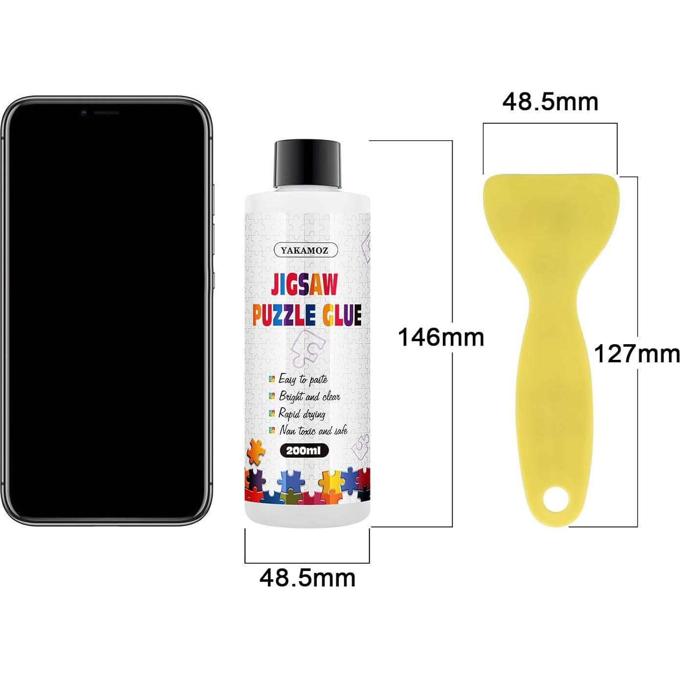 Pegamento para Rompecabezas YAKAMOZ 520ML Secado Rápido