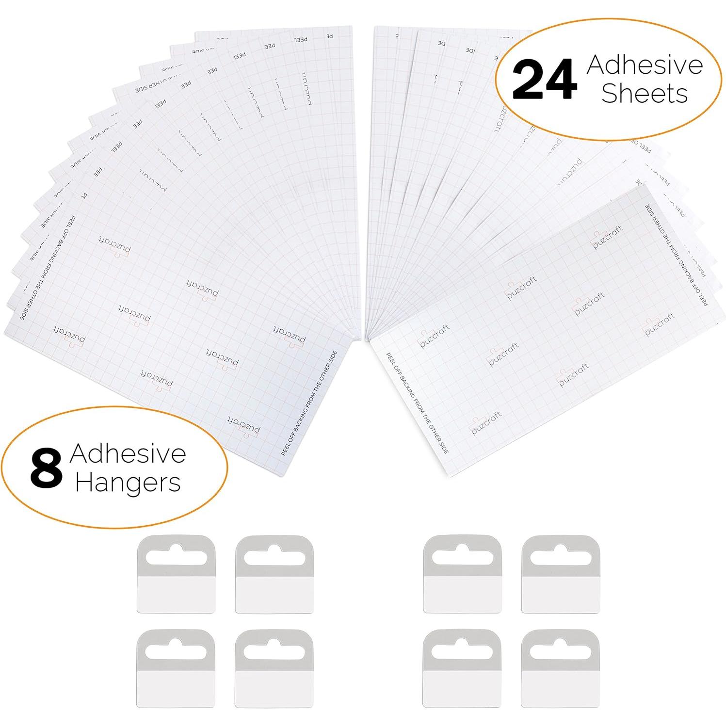 Hojas Adhesivas Puzcraft para Puzzles - 24 Hojas 38.1x19.1cm