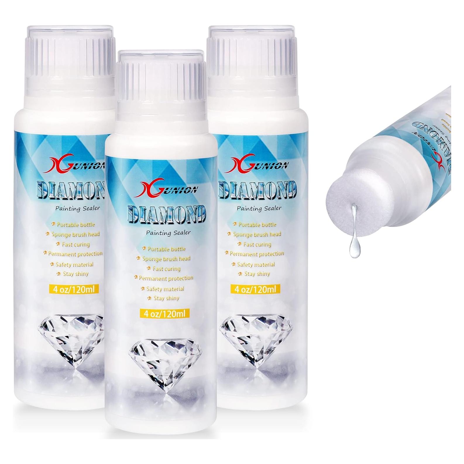 Sellador de Pintura de Diamante Xgunion 3-Pack 120ML Efecto Brillante