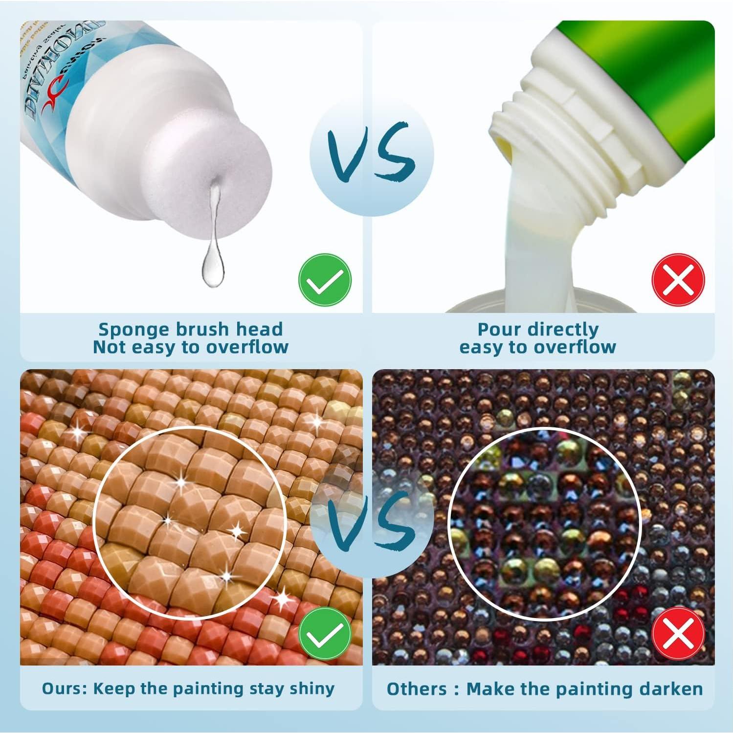 Sellador de Pintura de Diamante Xgunion 3-Pack 120ML Efecto Brillante