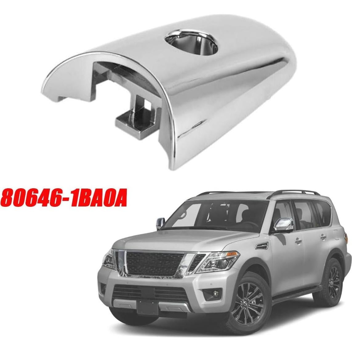 Cubierta de Manija de Puerta Nissan Armada 2017-2020 Cromo