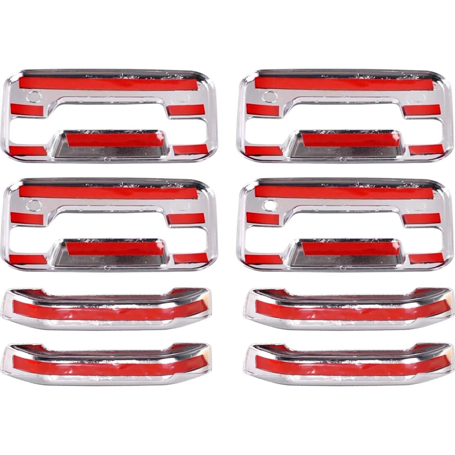 Cubiertas de Manijas de Puerta Cromadas AUCERAMIC para Ford F150 2004-2014